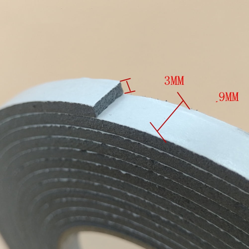 HOOWIFFY Strong Double-Sided Removable Adhesive Tape Black Plastic for Home Use and Projects - Image 4