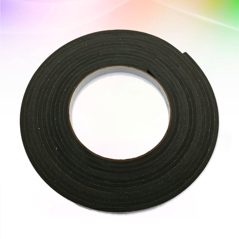 HOOWIFFY Strong Double-Sided Removable Adhesive Tape Black Plastic for Home Use and Projects - Image 5