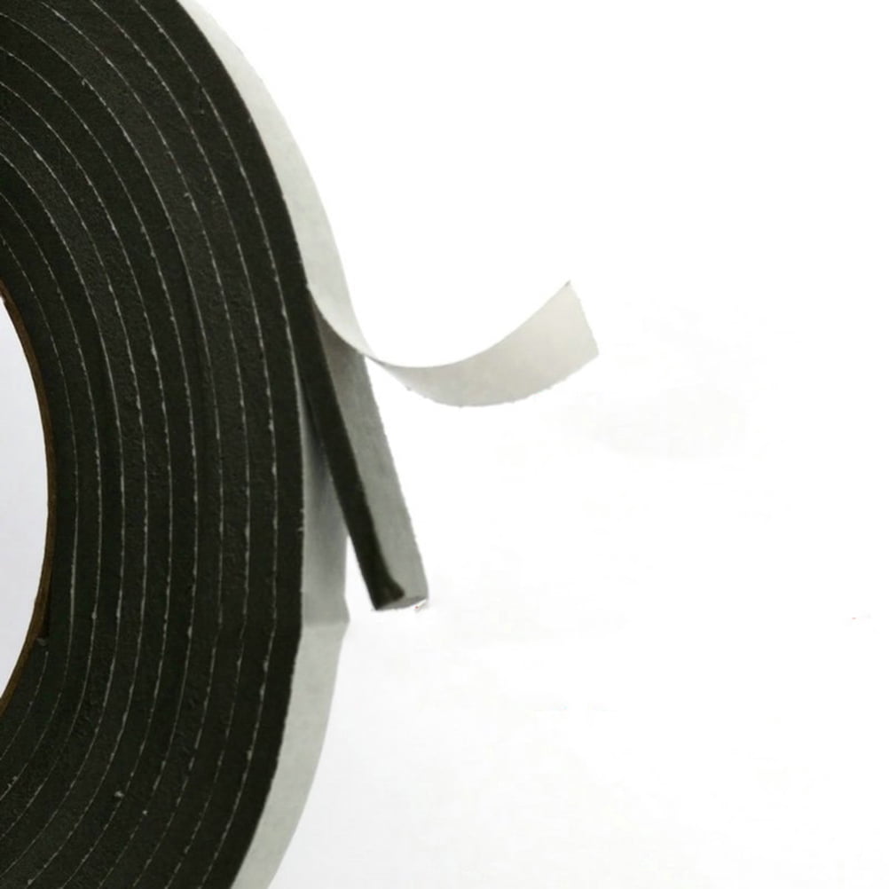 HOOWIFFY Strong Double-Sided Removable Adhesive Tape Black Plastic for Home Use and Projects - Image 6