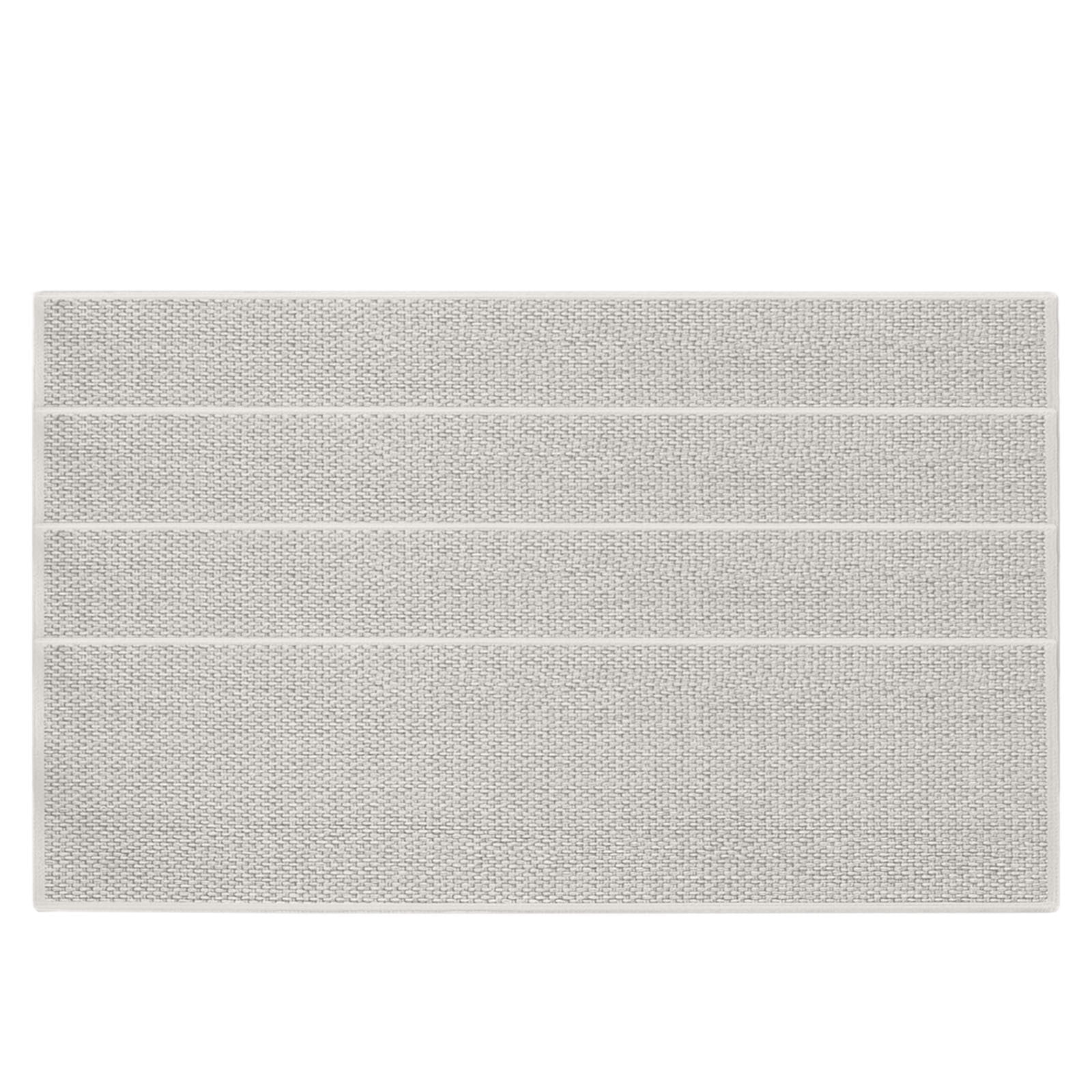 Chmadoxn 4-Piece Non-Slip Stair Treads, Self-Adhesive Striped Carpet Mats, Absorbent & Quiet Step Pads, Can Be Cut to Fit, Washable for Indoor Staircase Safety\u200b\u200b White - Image 2
