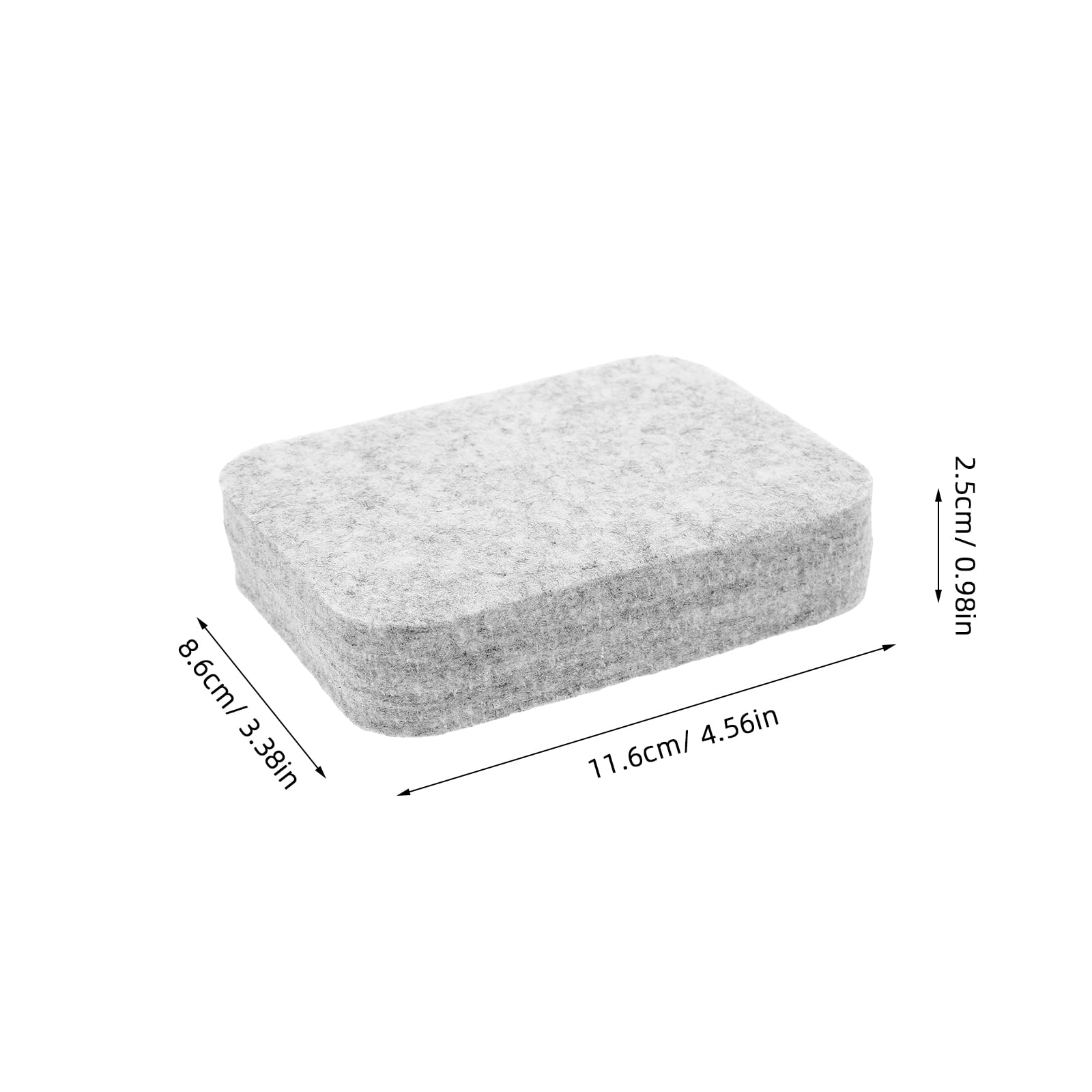 HOOWIFFY High Density Grey Needle Felting Cushion with Wool Material for Home and Studio - Image 2