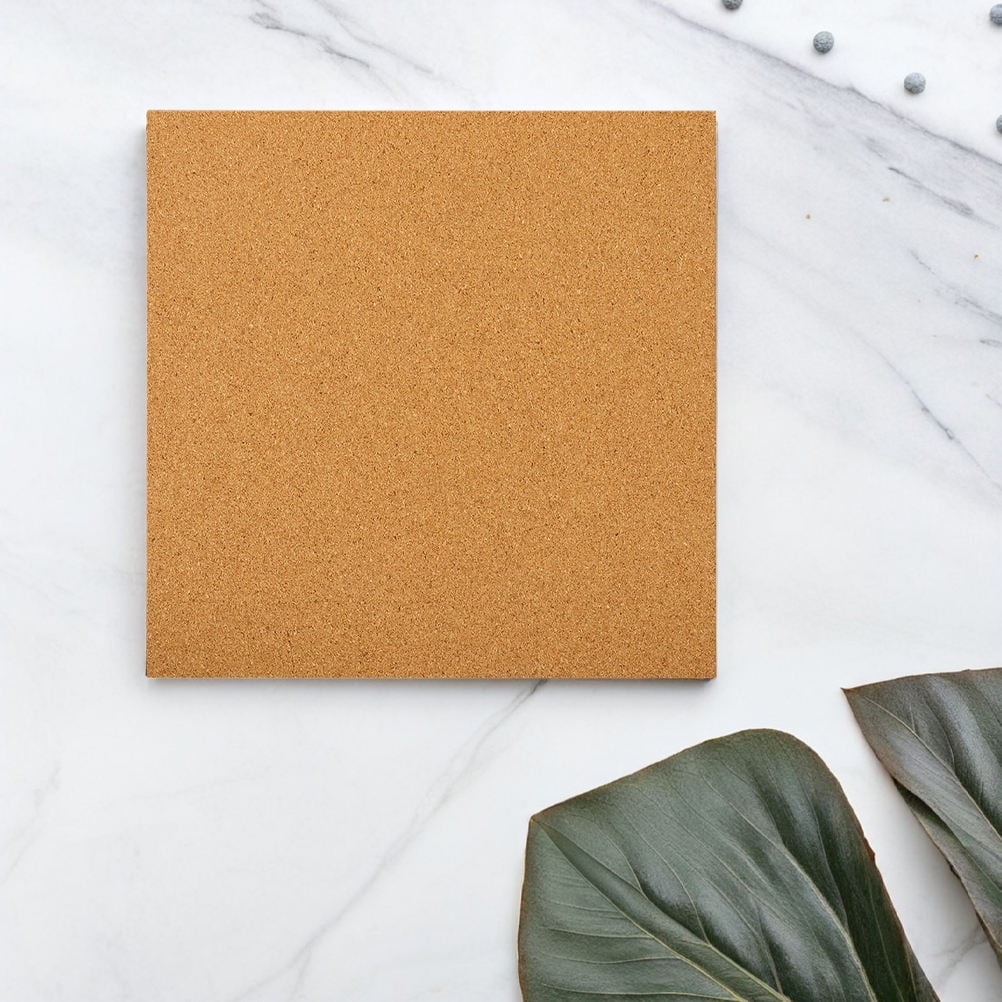 HOOWIFFY 5Pcs Sound Insulation Cork Board Tiles with Self Adhesive Backing for Wall Decor - Image 4