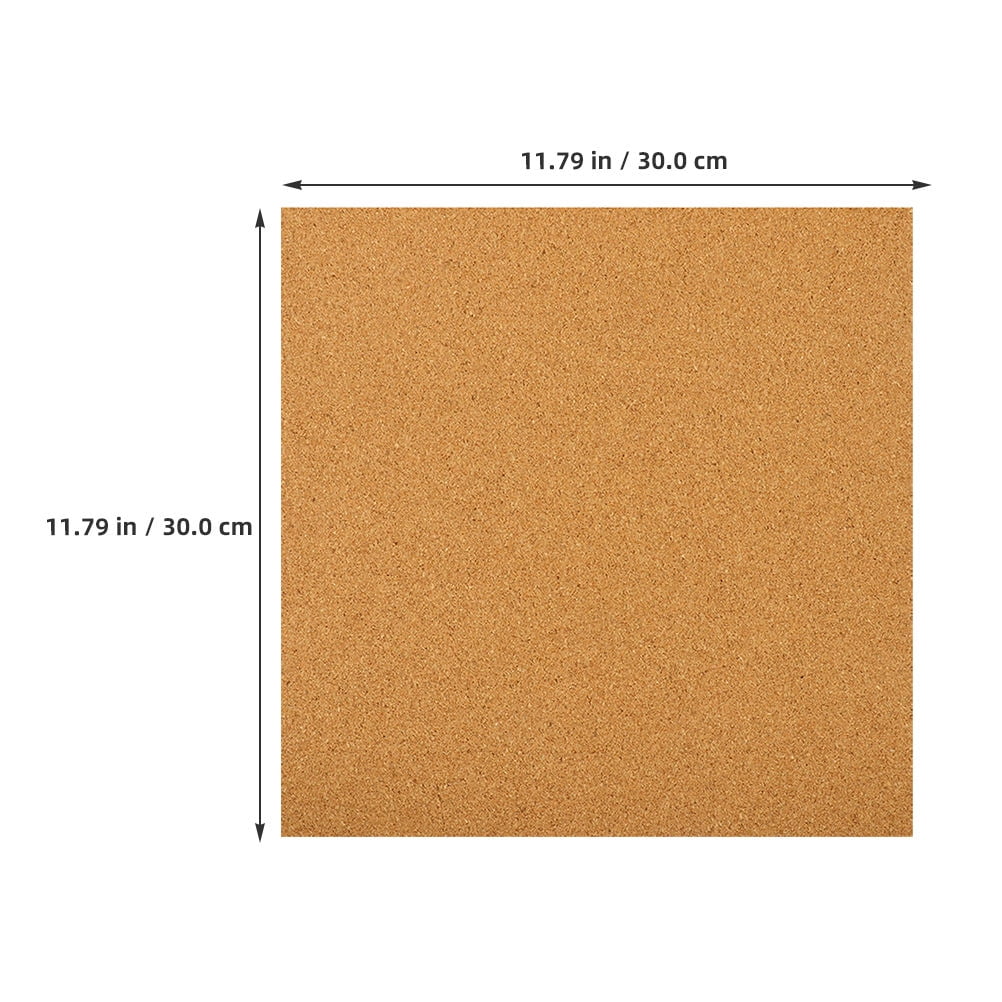 HOOWIFFY 5Pcs Sound Insulation Cork Board Tiles with Self Adhesive Backing for Wall Decor - Image 5