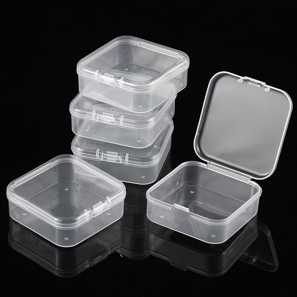 HOOWIFFY 55Pcs Small Storage Box Plastic Containers with Lids - Image 1