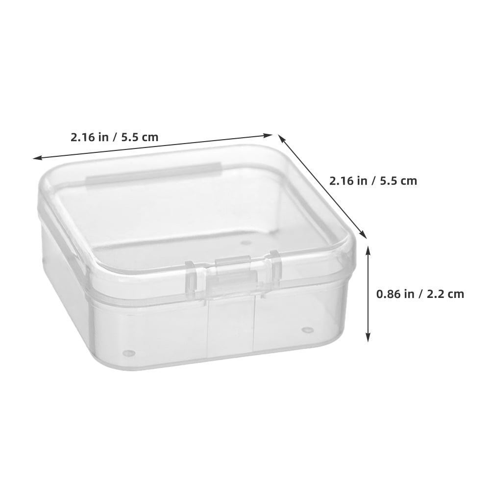 HOOWIFFY 55Pcs Small Storage Box Plastic Containers with Lids - Image 2