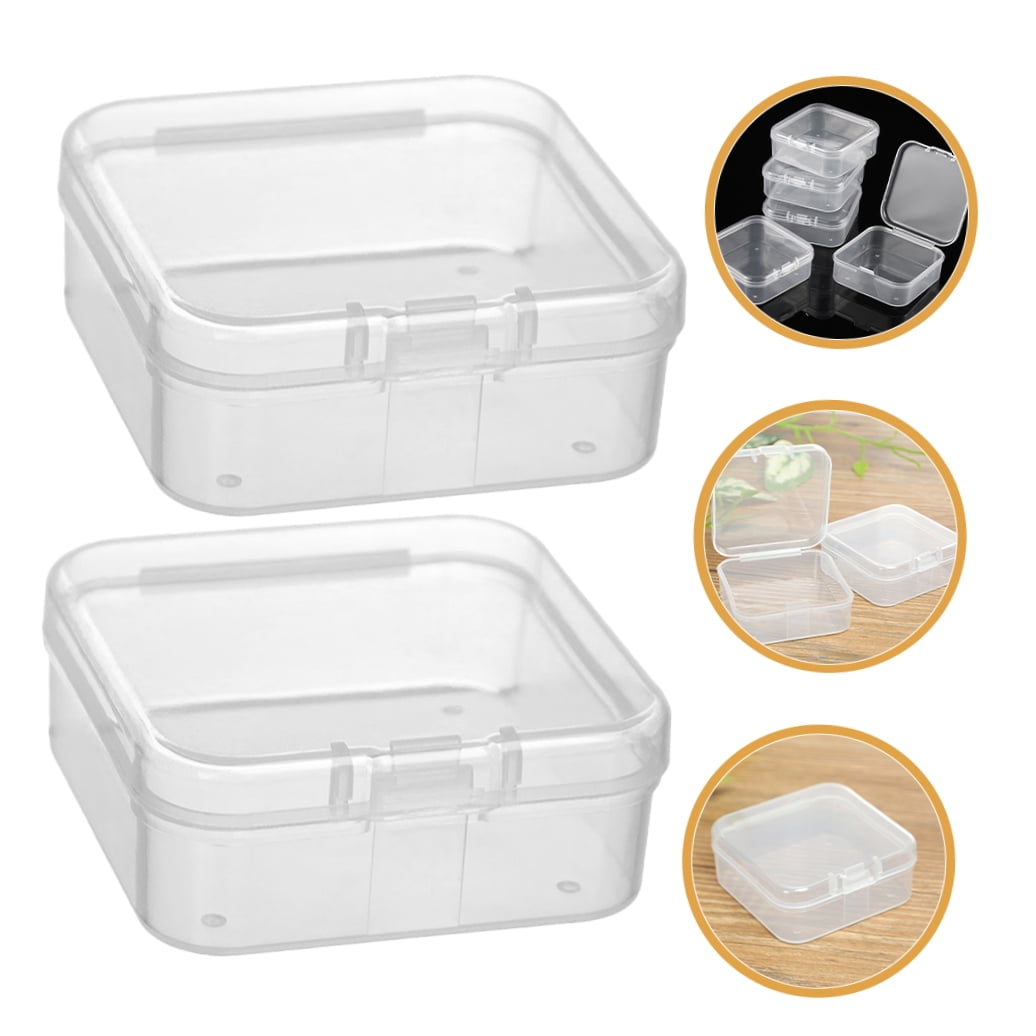 HOOWIFFY 55Pcs Small Storage Box Plastic Containers with Lids - Image 5