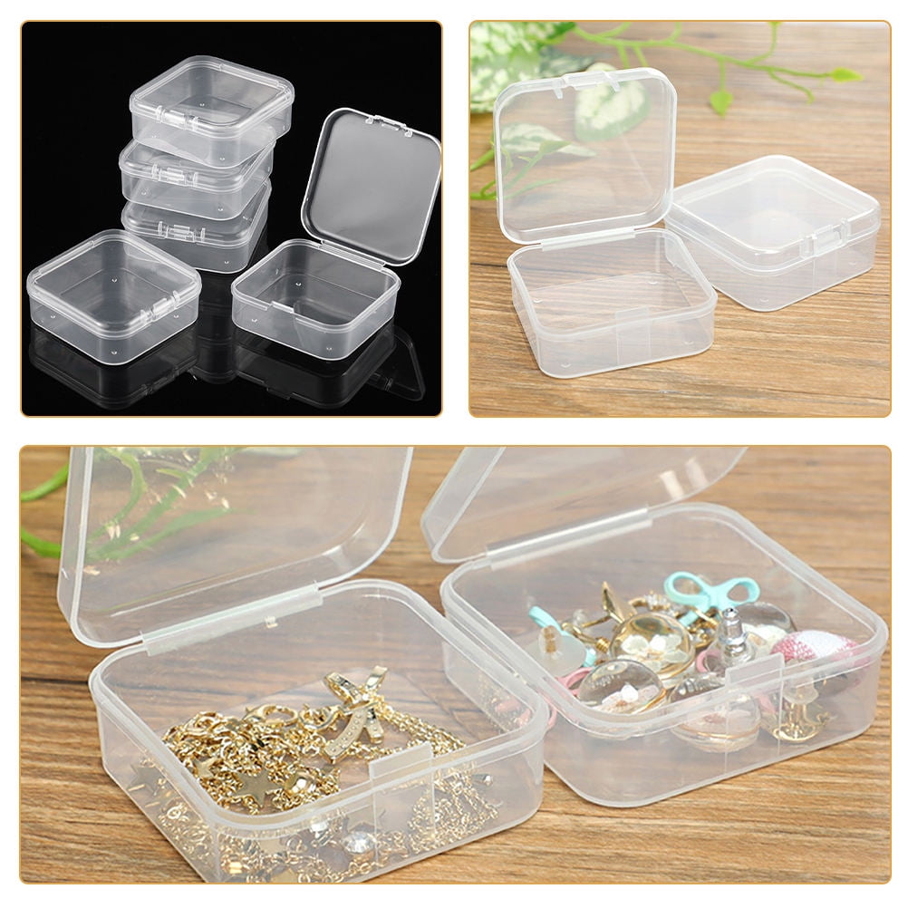 HOOWIFFY 55Pcs Small Storage Box Plastic Containers with Lids - Image 8