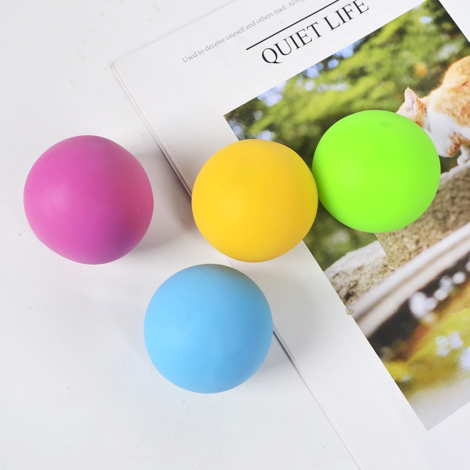 Darzheoy Squeeze Glitter Ducks Fidget Toys Pack Stress Relief Sensory Toys for Kids Adults Anxiety Relief Squeeze Toys (Random, 1pc) Multicolor - Image 4