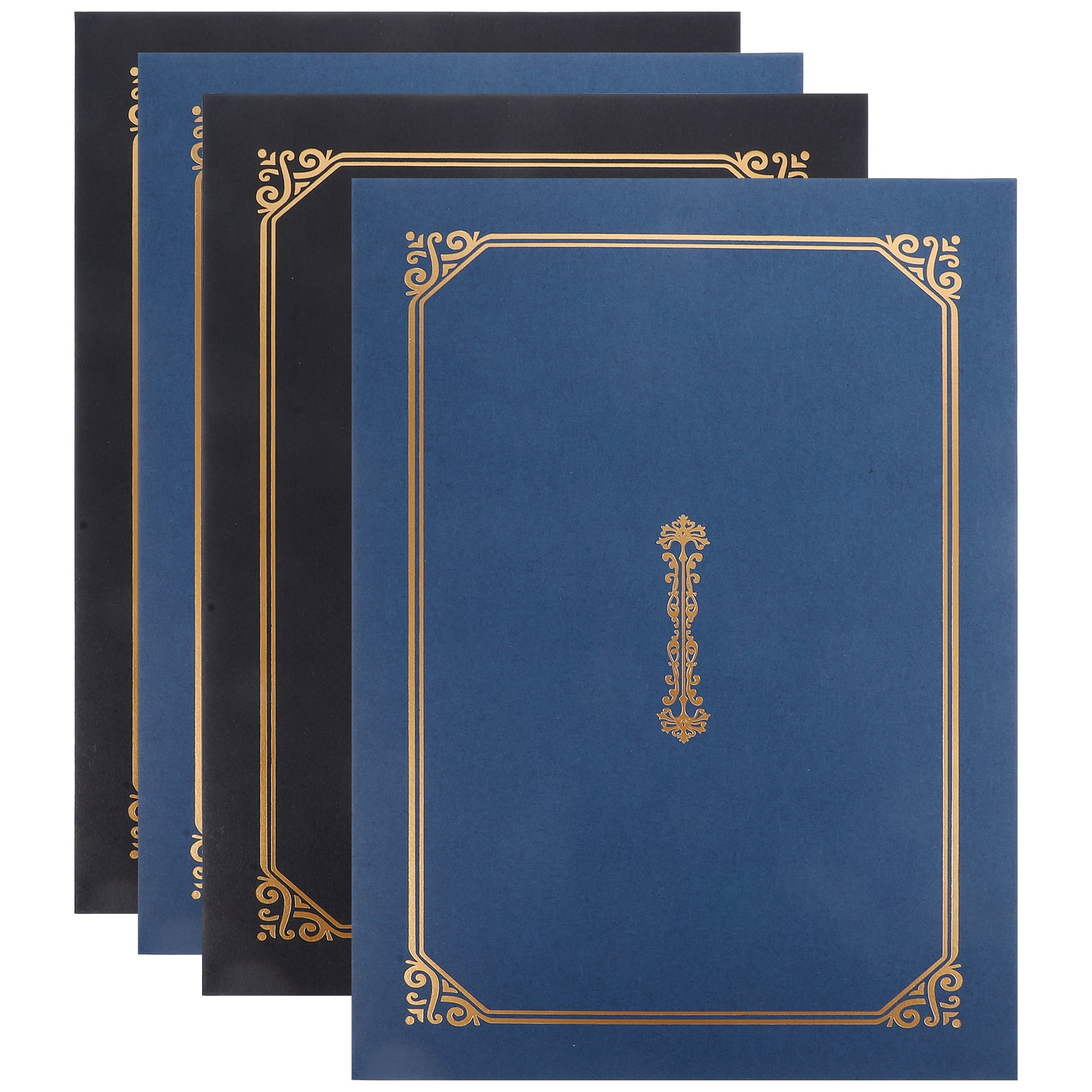 HOOWIFFY Compact Green Certificate Holders for Document Protection 4Pcs - Image 1