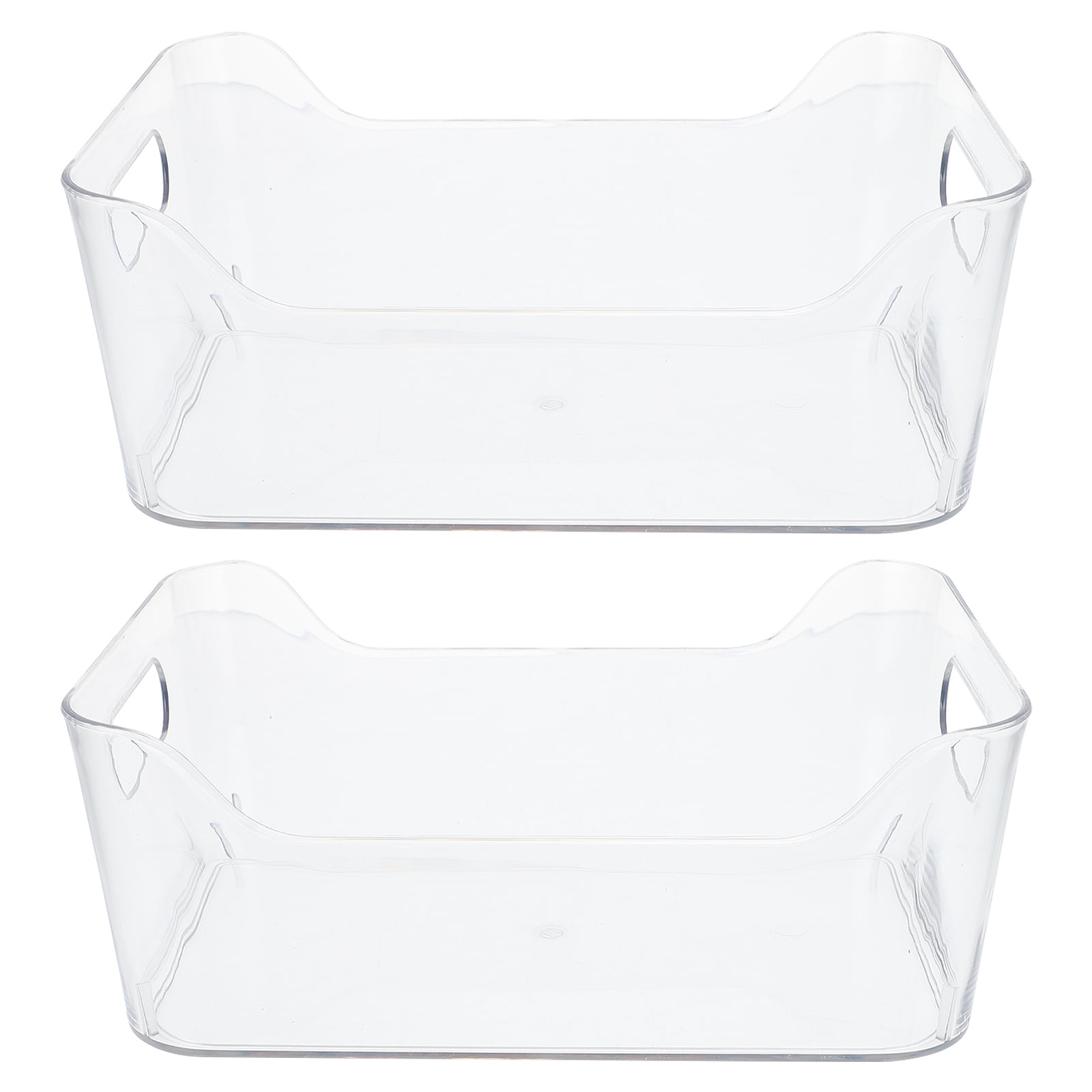 HOOWIFFY Clear Pet Fridge Organizers, Odorless and , Perfect for Vegetables and More, 2Pcs - Image 1