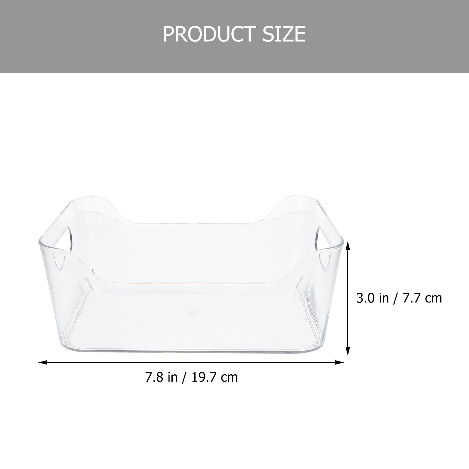 HOOWIFFY Clear Pet Fridge Organizers, Odorless and , Perfect for Vegetables and More, 2Pcs - Image 2