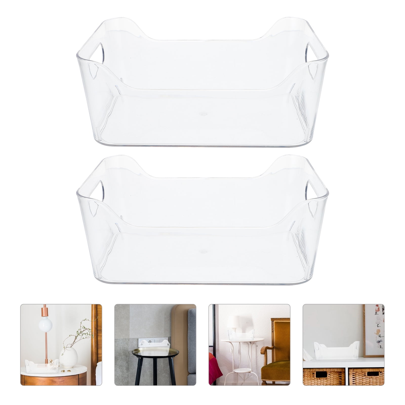 HOOWIFFY Clear Pet Fridge Organizers, Odorless and , Perfect for Vegetables and More, 2Pcs - Image 3