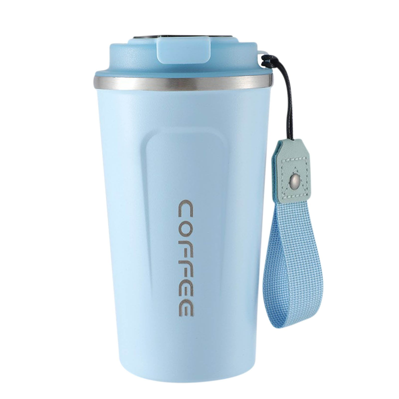 Chmadoxn Stainless Steel Vacuum Insulated - Coffee Travel Mug Spill Proof with Lid - Coffee Cups for Keep Hot/Ice Coffee,Tea and Beer Blue - Image 2