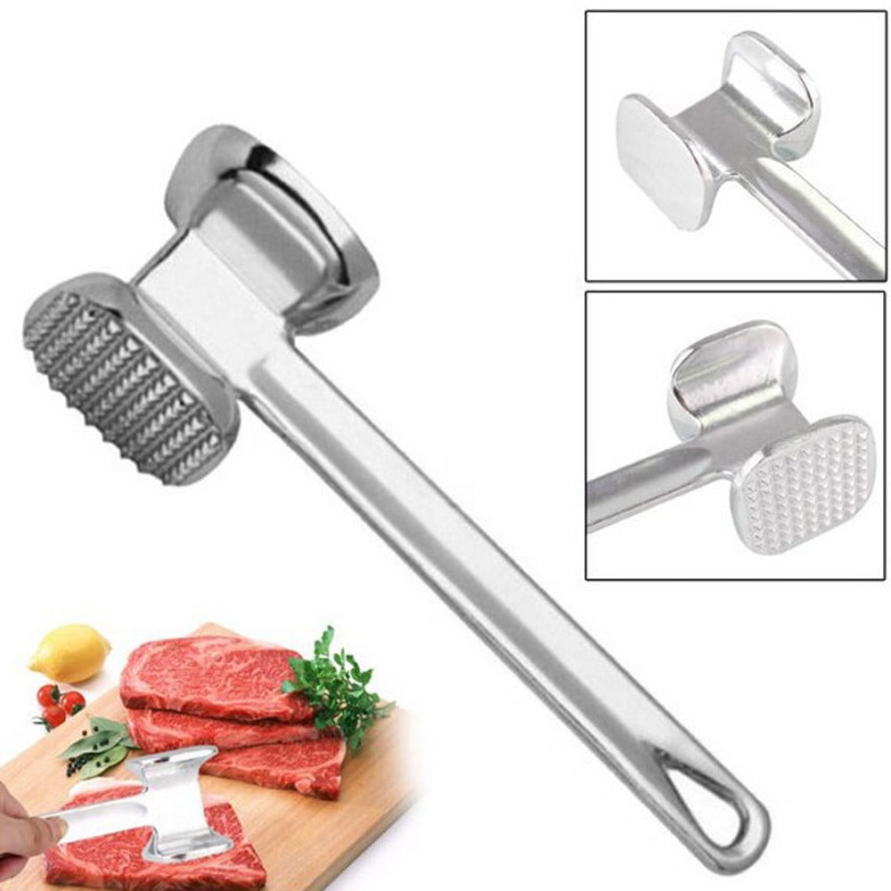 Lksixu Meat Pounder Flattener, Easy-Grip Meat Tenderizer, Stainless Steel Meat Mallet for Cooking, Meat Hammer, Chicken Tenderizer, Meat Smasher Utensil, Kitchen Mallet, Meat Masher Tool - Image 3