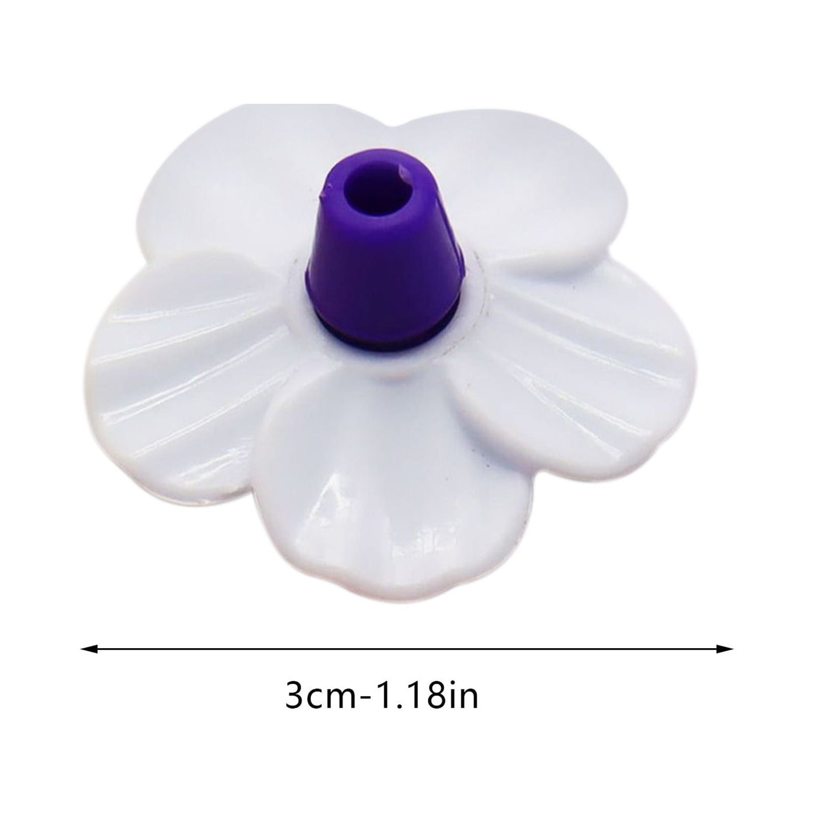 Darzheoy Hummingbird Feeders Replacement Flowers, 5Pcs Feeding Ports Replacement Bird Feeder Replacement Parts for Hummingbird Feeder Hanging Feeder, Red White - Image 4
