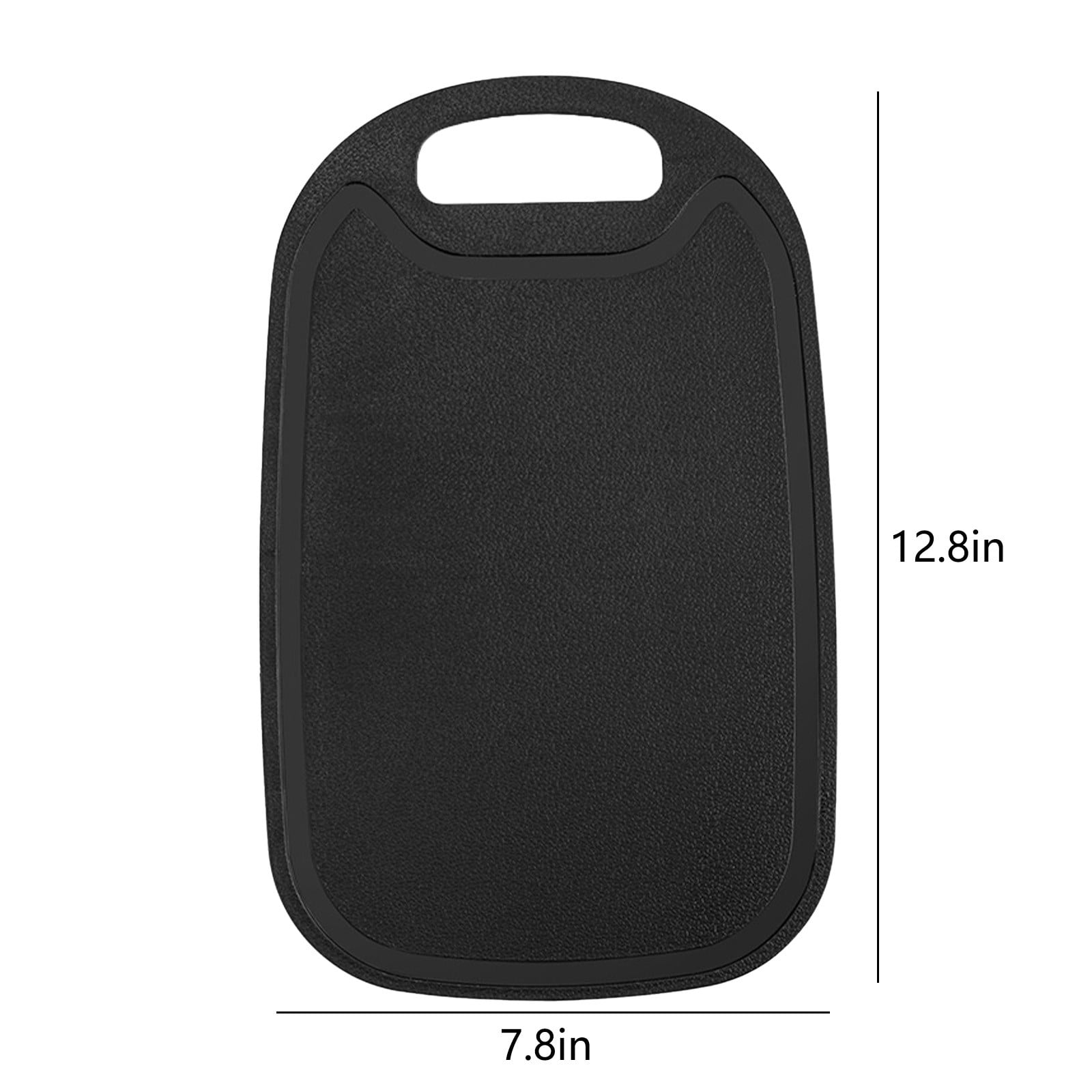 Chmadoxn Plastic Cutting Boards for Kitchen Dishwasher Safe, Double-sided Design Extra Large Cutting Board for Meat , Easy Grip Handle, Non-Slip, with Grinding Area 12.8