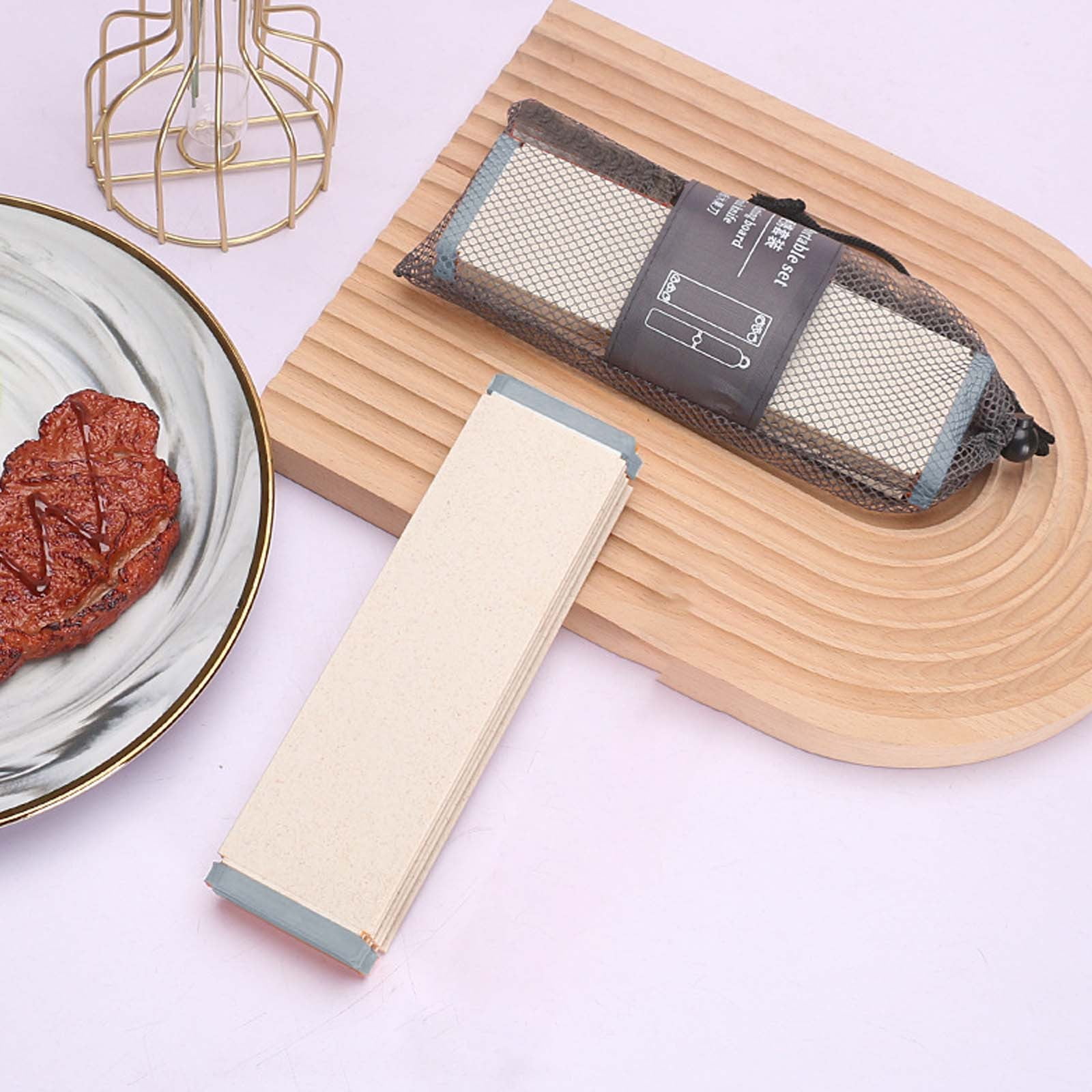 Chmadoxn Plastic Cutting Boards for Kitchen Dishwasher Safe, Double-sided Design Extra Large Cutting Board for Meat , Easy Grip Handle, Non-Slip, with Grinding Area 7.87×10.8 in Gray - Image 5