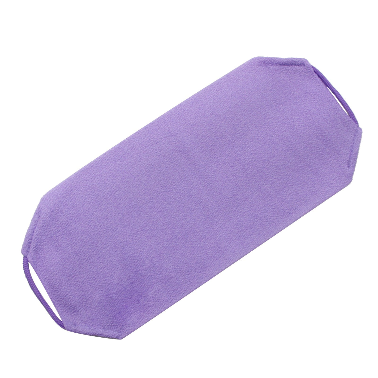 Chmadoxn Back Scrub for Shower Exfoliating Washcloth Back Cloth Body Extended Length Scrub Towel Nylon Exfoliating Stretchable Pull Strap Wash Cloth for Bath Body Scrub Washcloth 17.7×7.9 in Dark Gray - Image 2