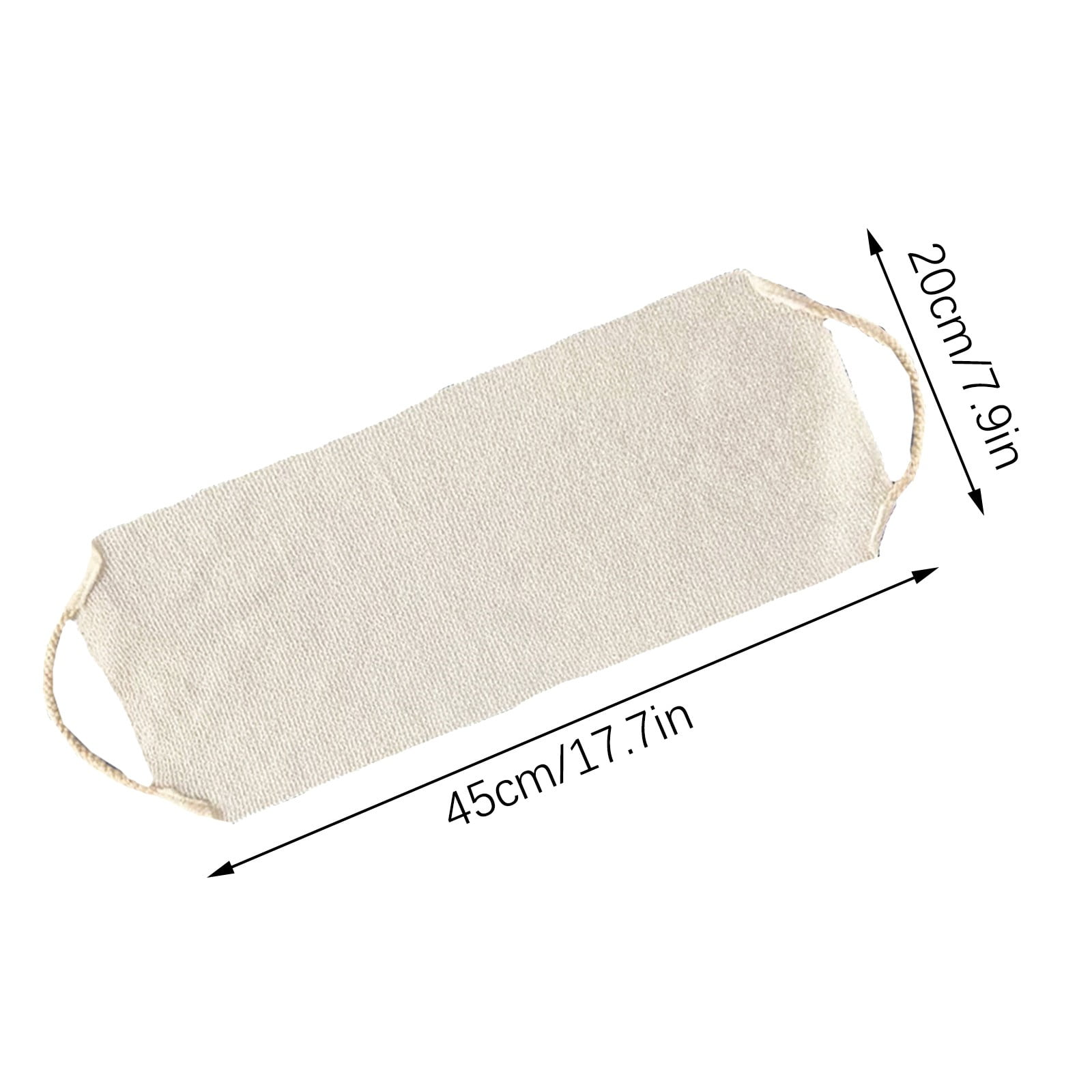 Chmadoxn Back Scrub for Shower Exfoliating Washcloth Back Cloth Body Extended Length Scrub Towel Nylon Exfoliating Stretchable Pull Strap Wash Cloth for Bath Body Scrub Washcloth 45 x 20 cm Other - Image 3