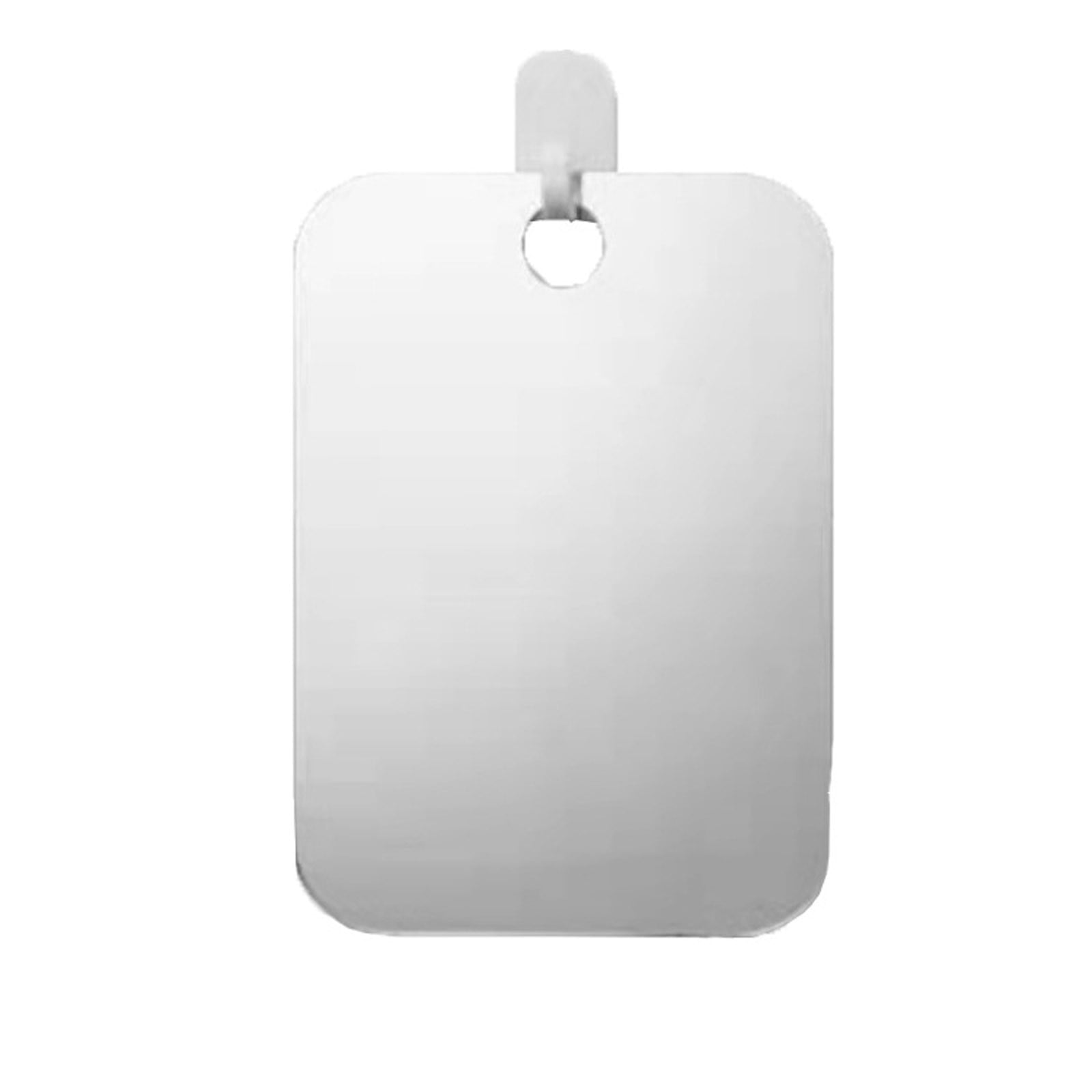 Chmadoxn Large Fogless Shower Mirror （9.84×7.87 inch）, Includes 1 Adhesive Hooks, Anit-Fog Shower Mirror, Shower Makeup Shave Mirror, Frameless Shower Mirror, Wall Hanging Mirror - Image 1
