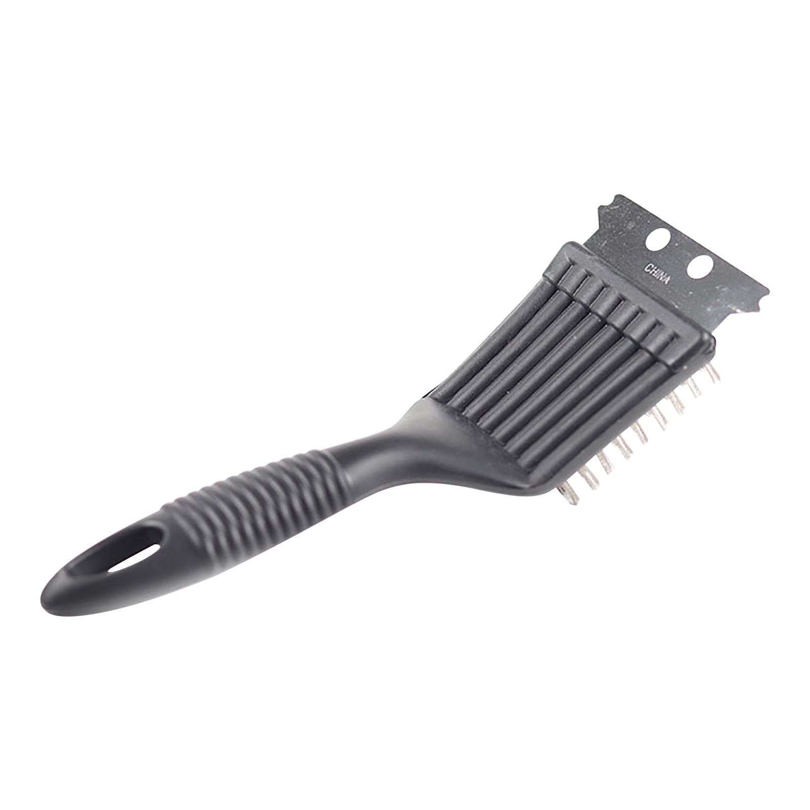 Chmadoxn Stainless Steel Grill Cleaning Brush, Wire Brush, Grill Brush Cleaner Tool with Scraper and Wire Brush for Gas, Electric, Charcoal Grill, BBQ Grill, r, Grill Grate - Image 1