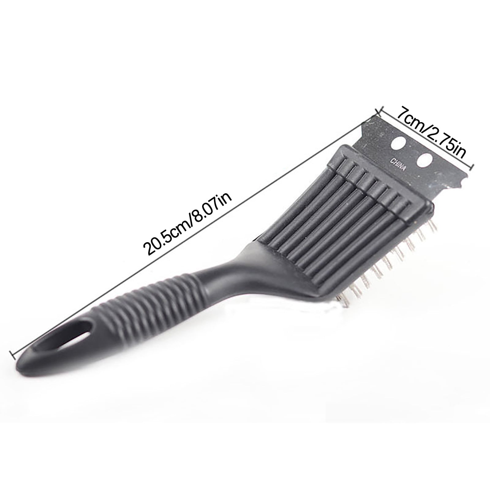 Chmadoxn Stainless Steel Grill Cleaning Brush, Wire Brush, Grill Brush Cleaner Tool with Scraper and Wire Brush for Gas, Electric, Charcoal Grill, BBQ Grill, r, Grill Grate - Image 3