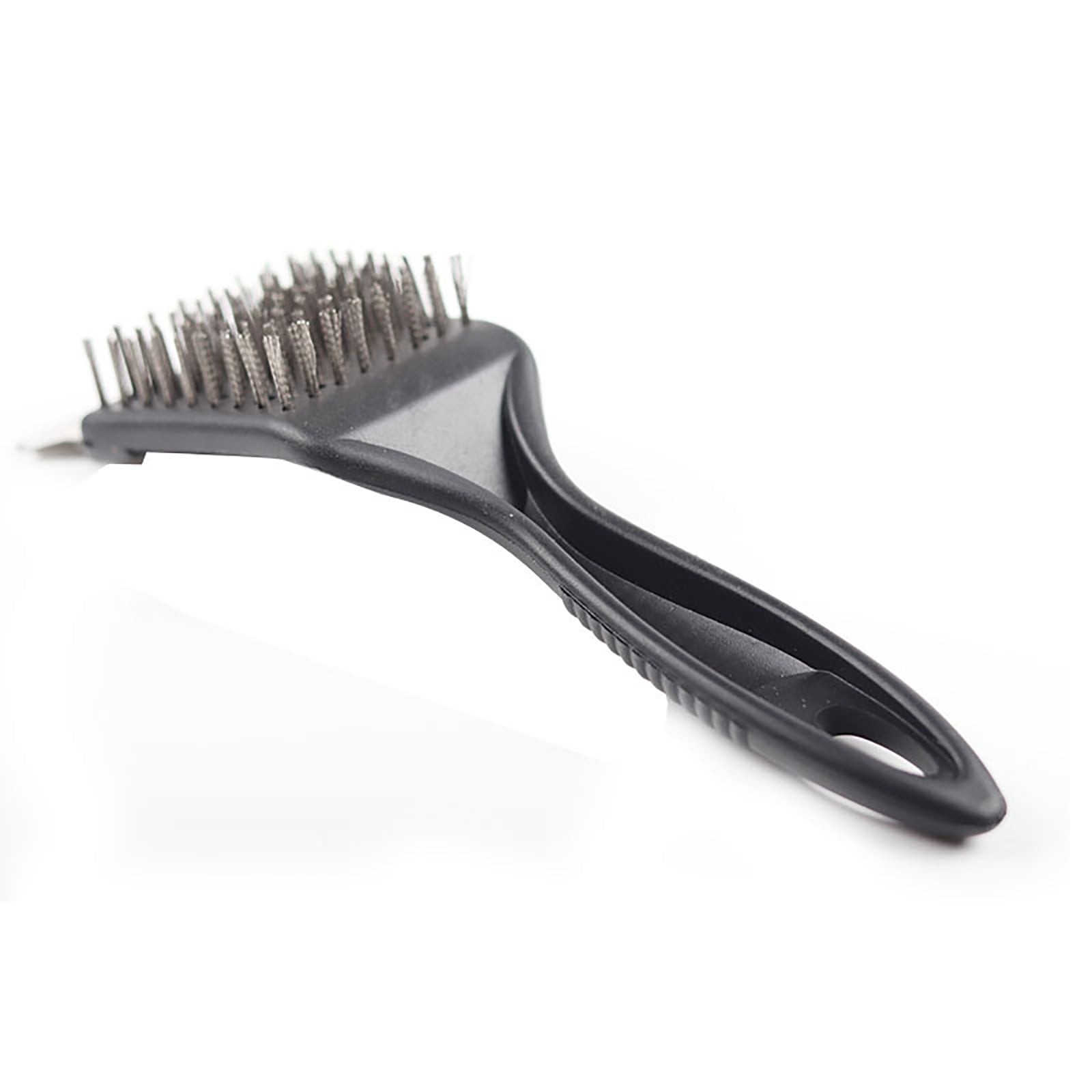 Chmadoxn Stainless Steel Grill Cleaning Brush, Wire Brush, Grill Brush Cleaner Tool with Scraper and Wire Brush for Gas, Electric, Charcoal Grill, BBQ Grill, r, Grill Grate - Image 4