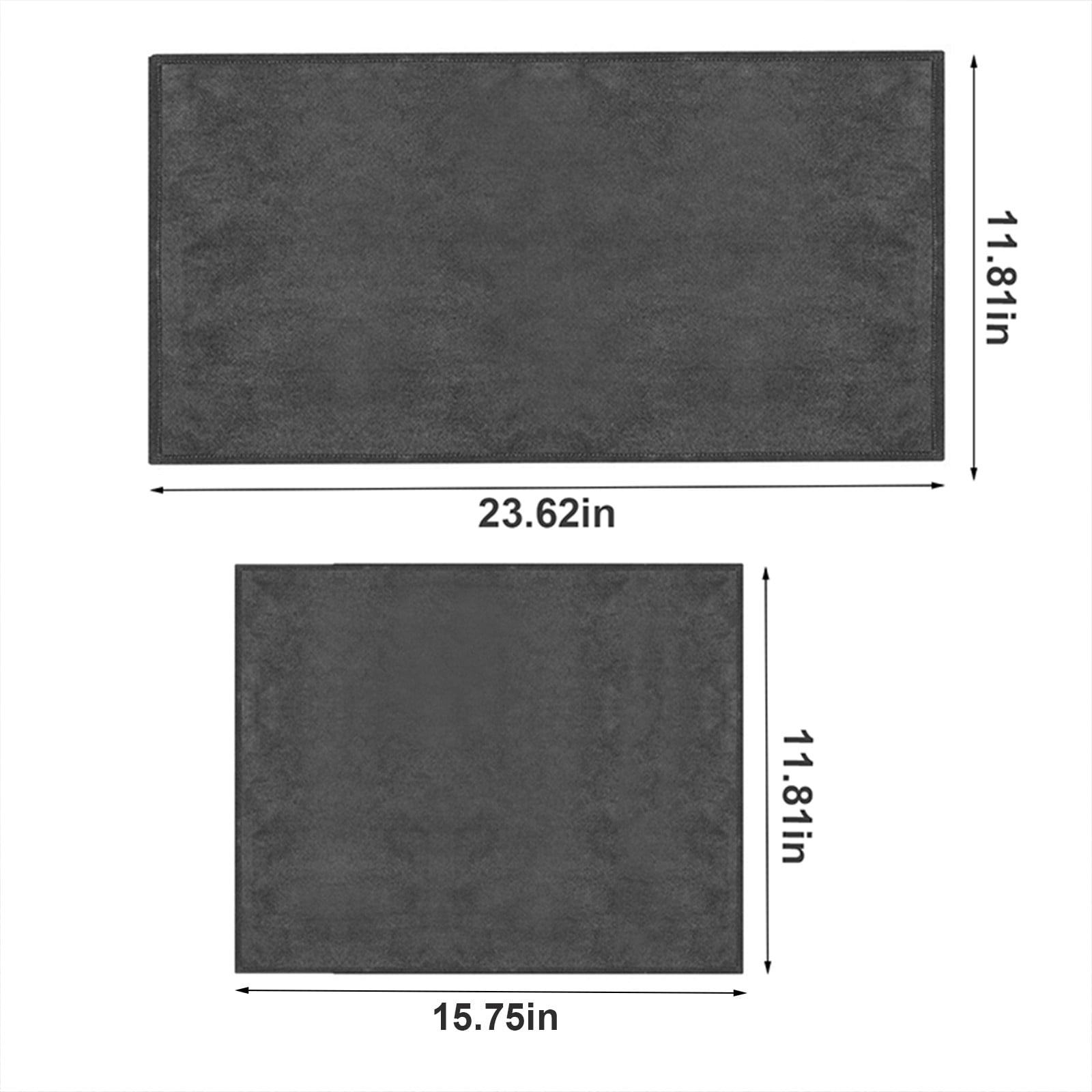 Chmadoxn Screens Cleaning Microfiber Cloth,Streak Free Lint Free Large Rag for TV, Computer, Camera Lenses, Eyeglasses, Phones, Electronics Devices & All Delicate Surface 11.81×23.62 in Gray - Image 3