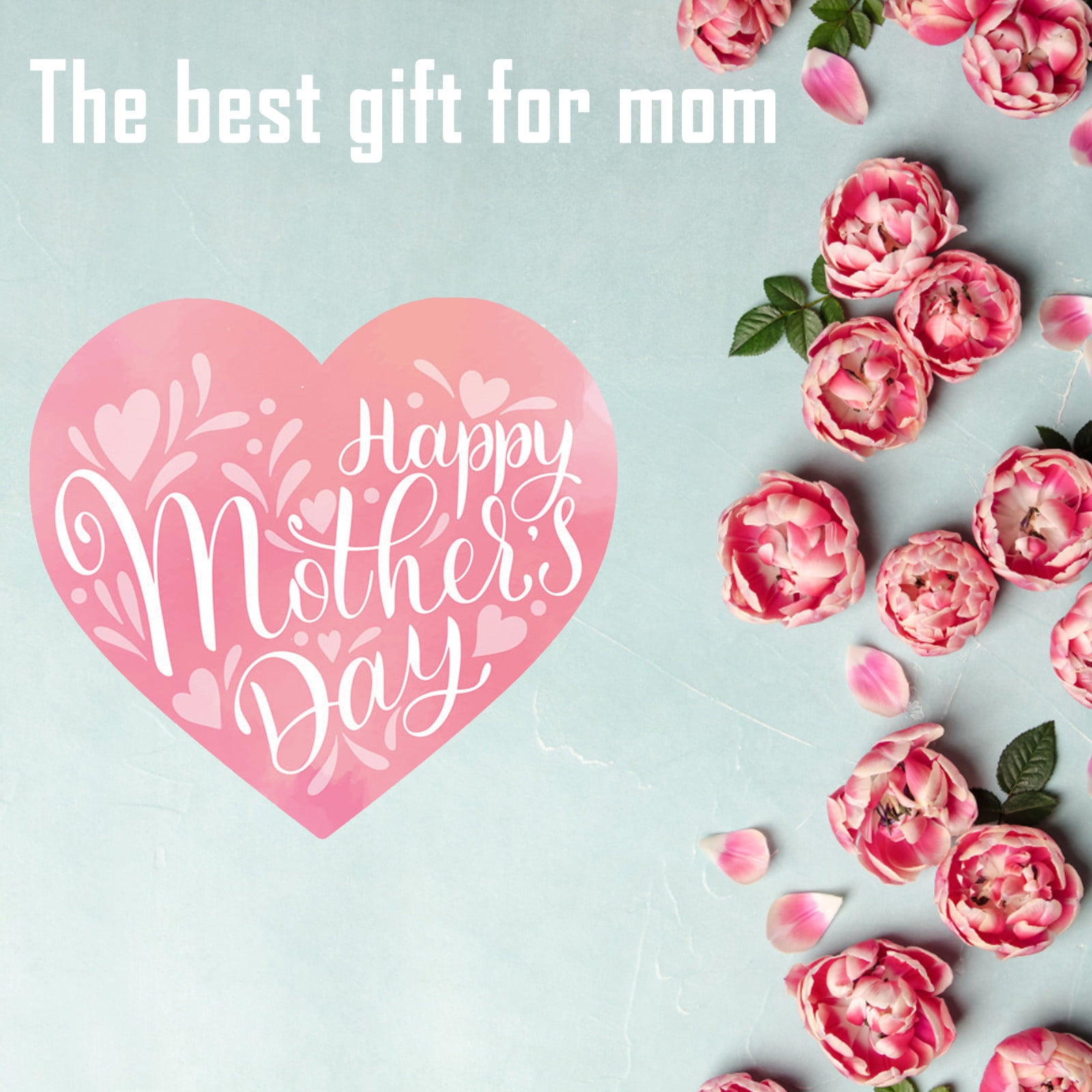 Mothers Day Gifts Chmadoxn Mothers Day Gifts for Mom Front Door Welcome Sign - Heart-Shaped Happy Mother'S Day Sign Mothers Day Decorations P - Image 2