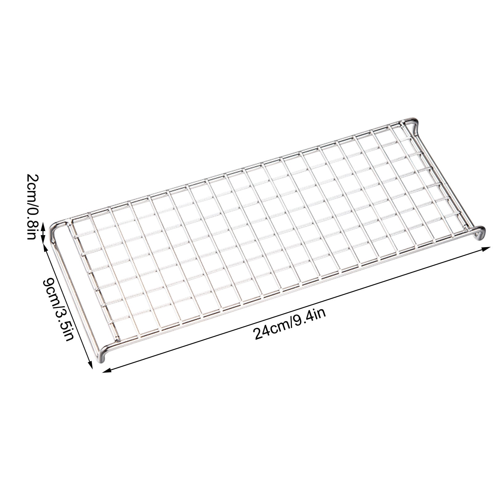 Chmadoxn Cooling Rack, Stainless Steel Mini Cooling Rack for Baking, 9.4×3.5×0.8 inch, Metal Cake Rack, Cooling Rack for Small Baking Trays and Toasters, Non-Toxic & Rustproof - Image 3