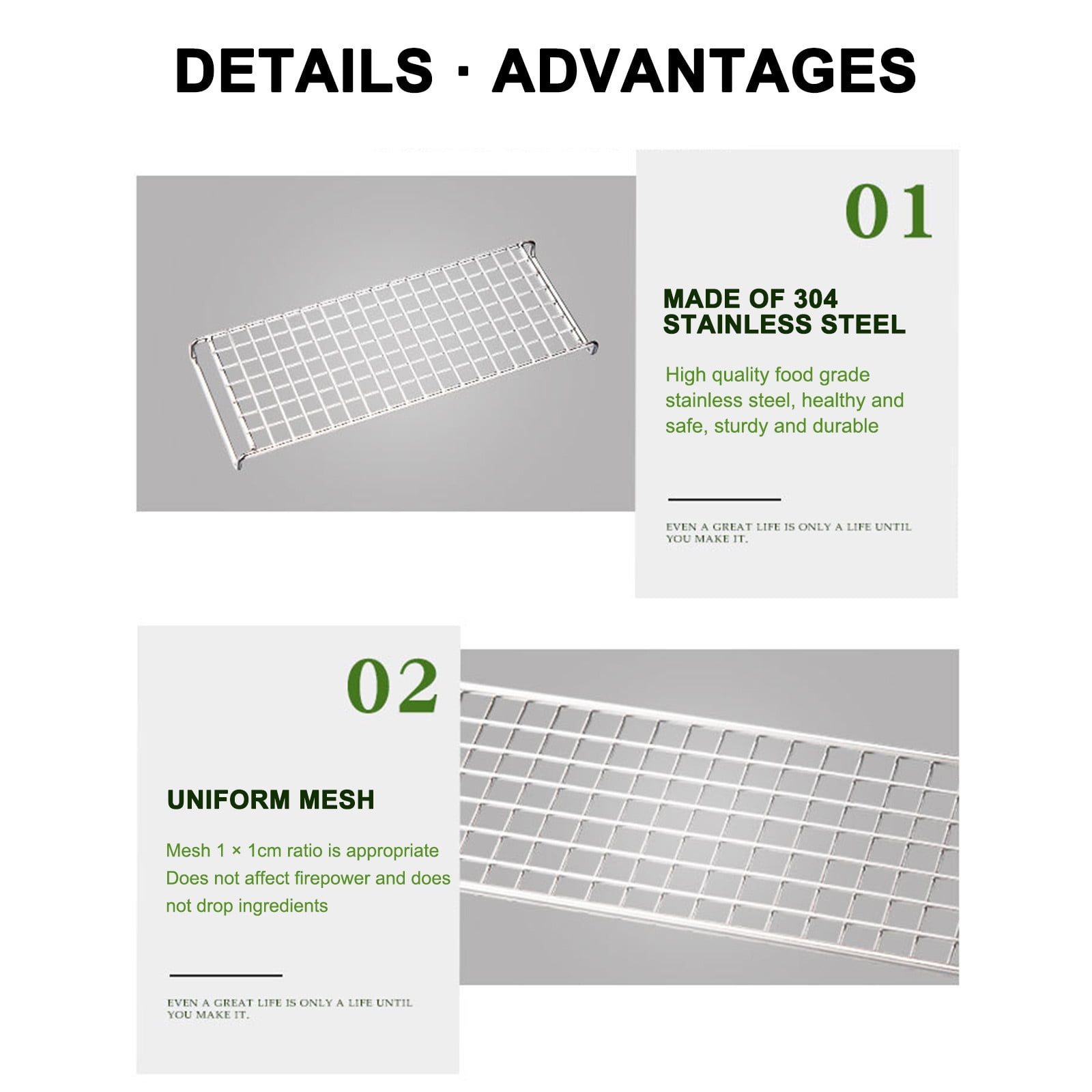 Chmadoxn Cooling Rack, Stainless Steel Mini Cooling Rack for Baking, 9.4×3.5×0.8 inch, Metal Cake Rack, Cooling Rack for Small Baking Trays and Toasters, Non-Toxic & Rustproof - Image 5