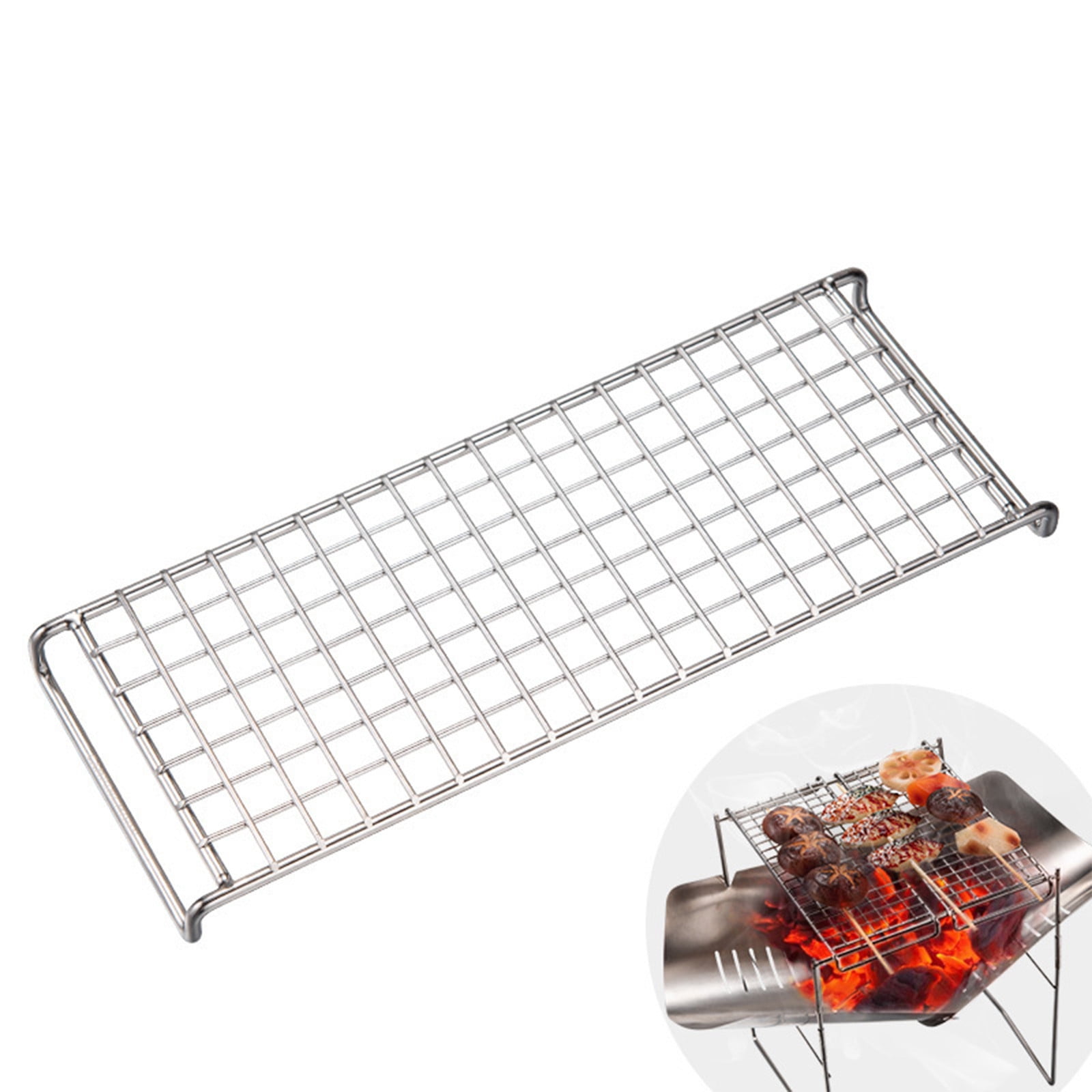 Chmadoxn Cooling Rack, Stainless Steel Mini Cooling Rack for Baking, 9.4×3.5×0.8 inch, Metal Cake Rack, Cooling Rack for Small Baking Trays and Toasters, Non-Toxic & Rustproof - Image 6