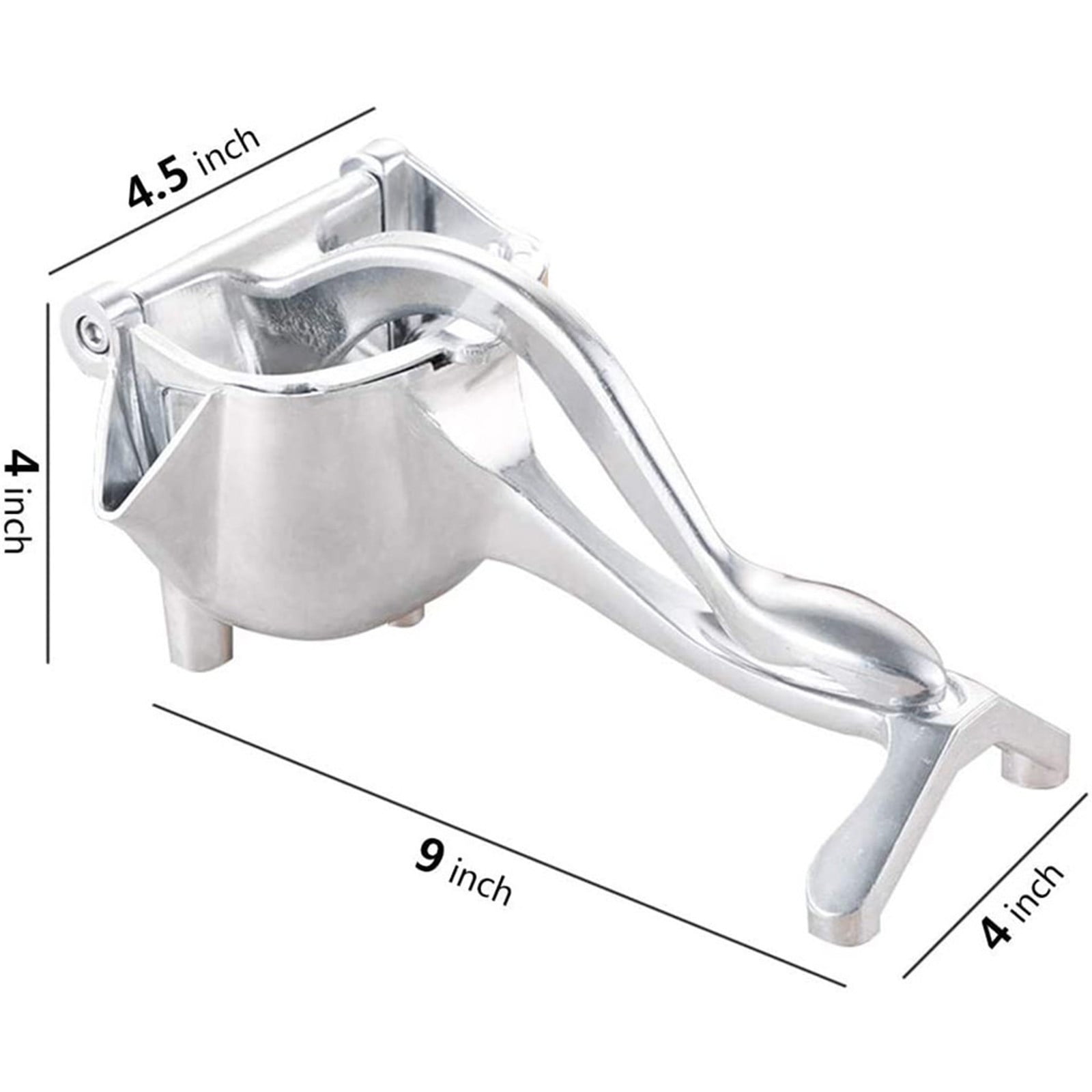 Chmadoxn Extra Large Lemon Squeezer Stainless Steel - Easy Squeeze Heavy Duty Lemon Juicer Hand Press - Ergonomic Citrus Squeezer & Fruit Juicer for Small Oranges, Lemon & Limes (7.9×1.2 inch) As Show A - Image 3