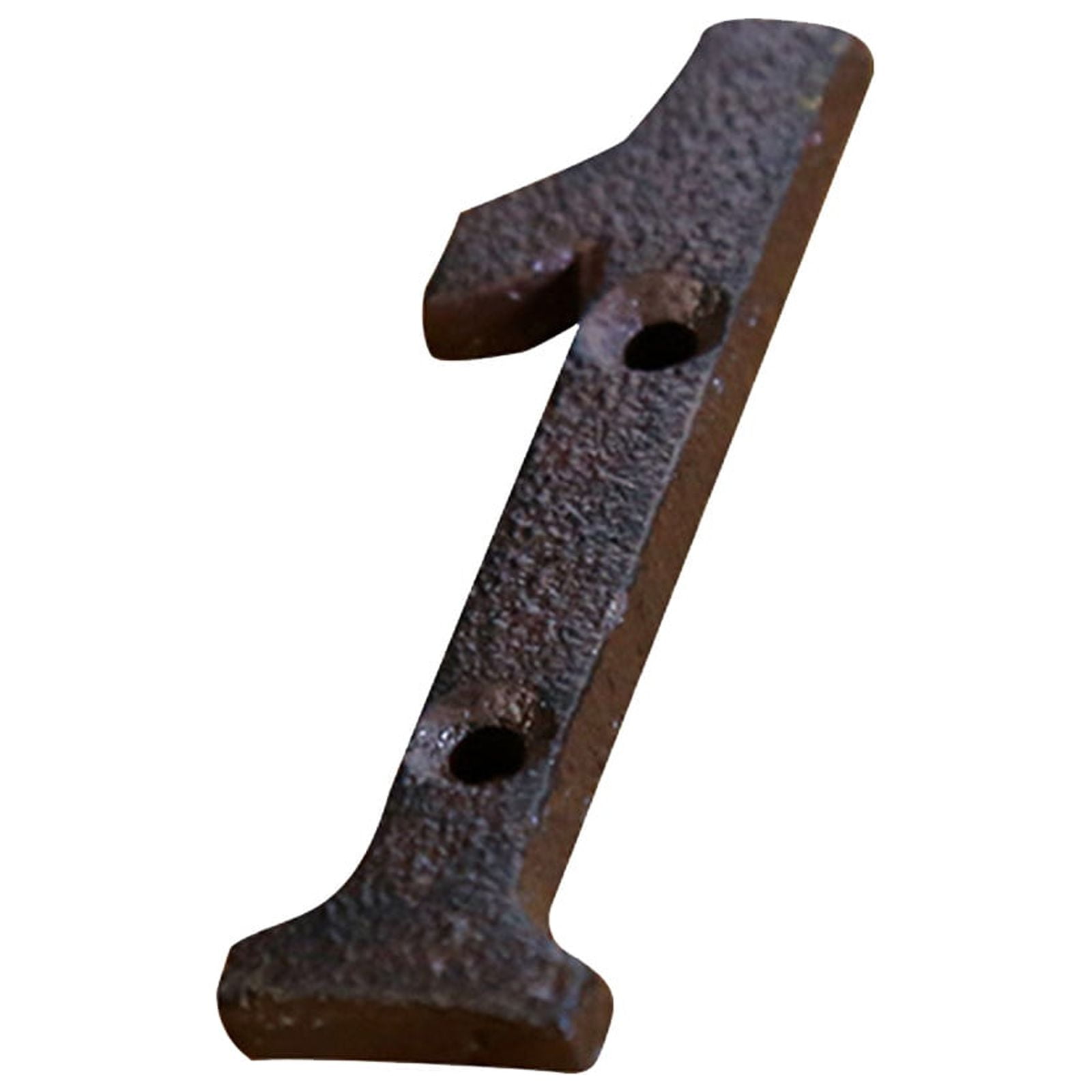 Darzheoy 3 inch Iron House Number, Iron Black House Numbers for Outside, Metal Mailbox Numbers for Outside, Home Address Numbers for House, Matching Screws B - Image 1