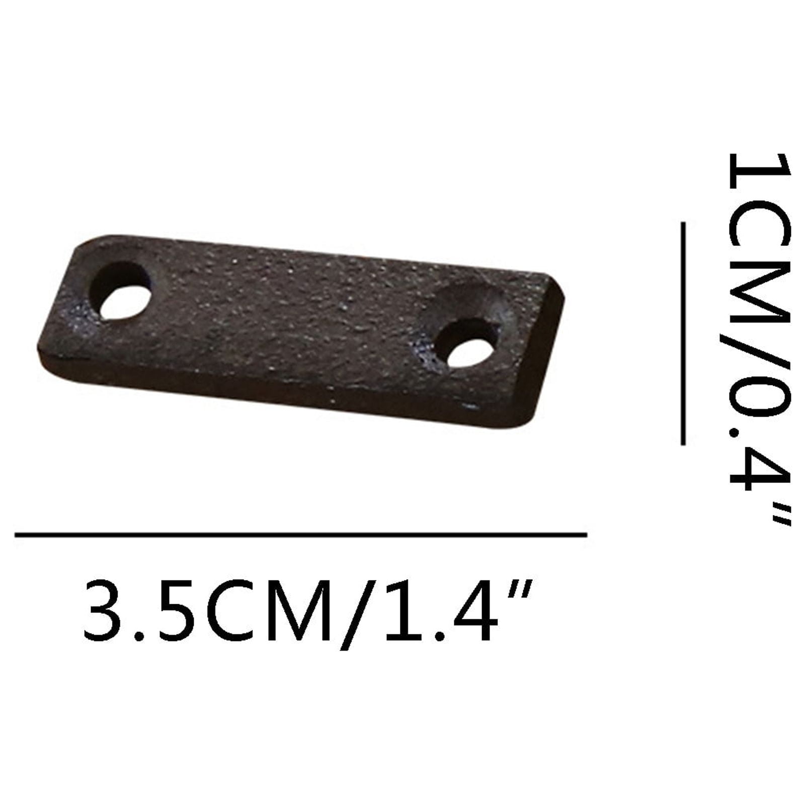 Darzheoy 3 inch Iron House Number, Iron Black House Numbers for Outside, Metal Mailbox Numbers for Outside, Home Address Numbers for House, Matching Screws K - Image 2