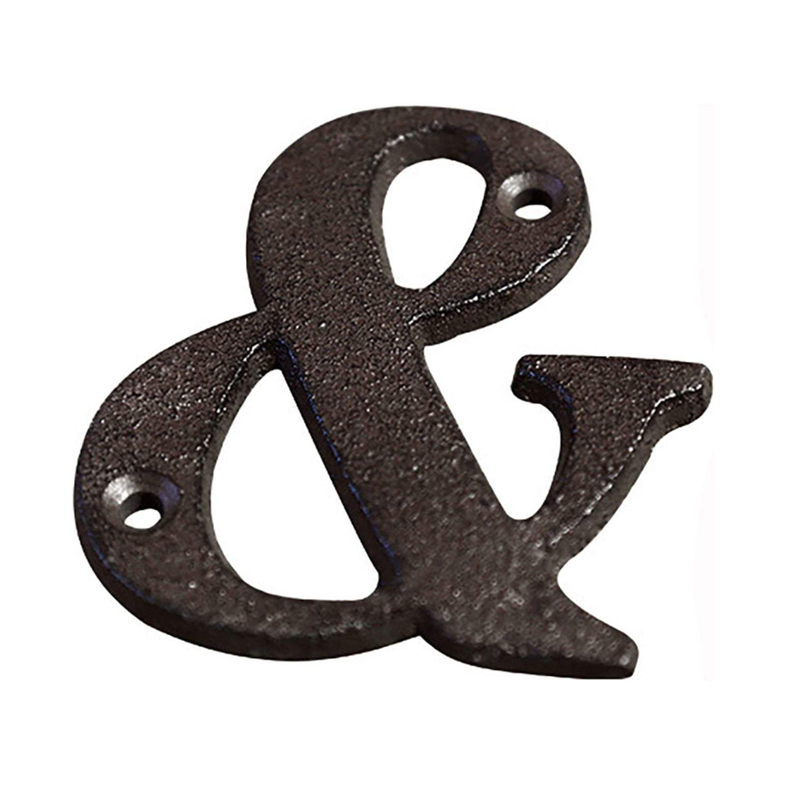 Darzheoy 3 inch Iron House Number, Iron Black House Numbers for Outside, Metal Mailbox Numbers for Outside, Home Address Numbers for House, Matching Screws L - Image 1