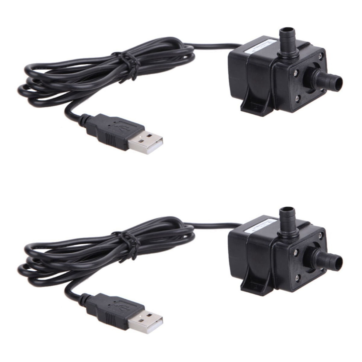 Battery Operated Submersible Water Pump for Aquarium Fountain Pond Circulating 10V USB Mini Quiet Underwater Pump - Image 1