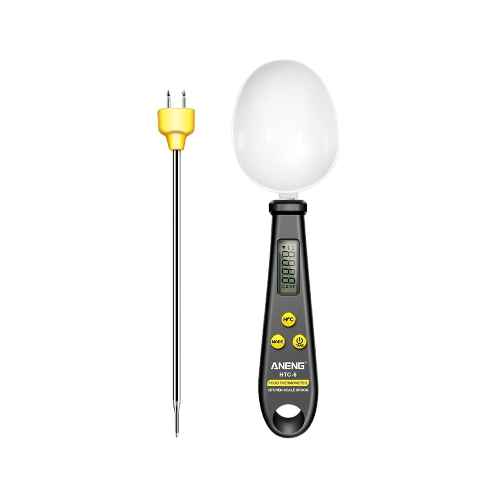Chmadoxn Kitchen Scale Spoon Gram Measuring Spoon, 500g/0.1g Cute Digital Weight Scale Spoon Milligram Measuring Scoop Grams Electronic Measuring Cup for Portioning Tea, Flour, Spices As Show A - Image 1
