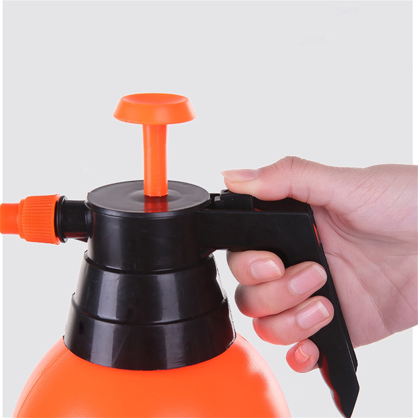 Darzheoy Handheld Garden Pump Sprayer, 2L Lawn & Garden Pressure Water Spray Bottle with Adjustable Brass Nozzle, for Plants and Other Cleaning Solutions Orange - Image 7