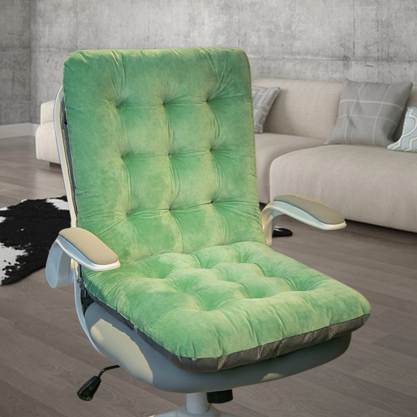 Chmadoxn 31.5 x 15.7 inches Outdoor High Back Chair Cushions Rocking Chair Cushions Replacement 17.7×33.5 in Green 1 - Image 8