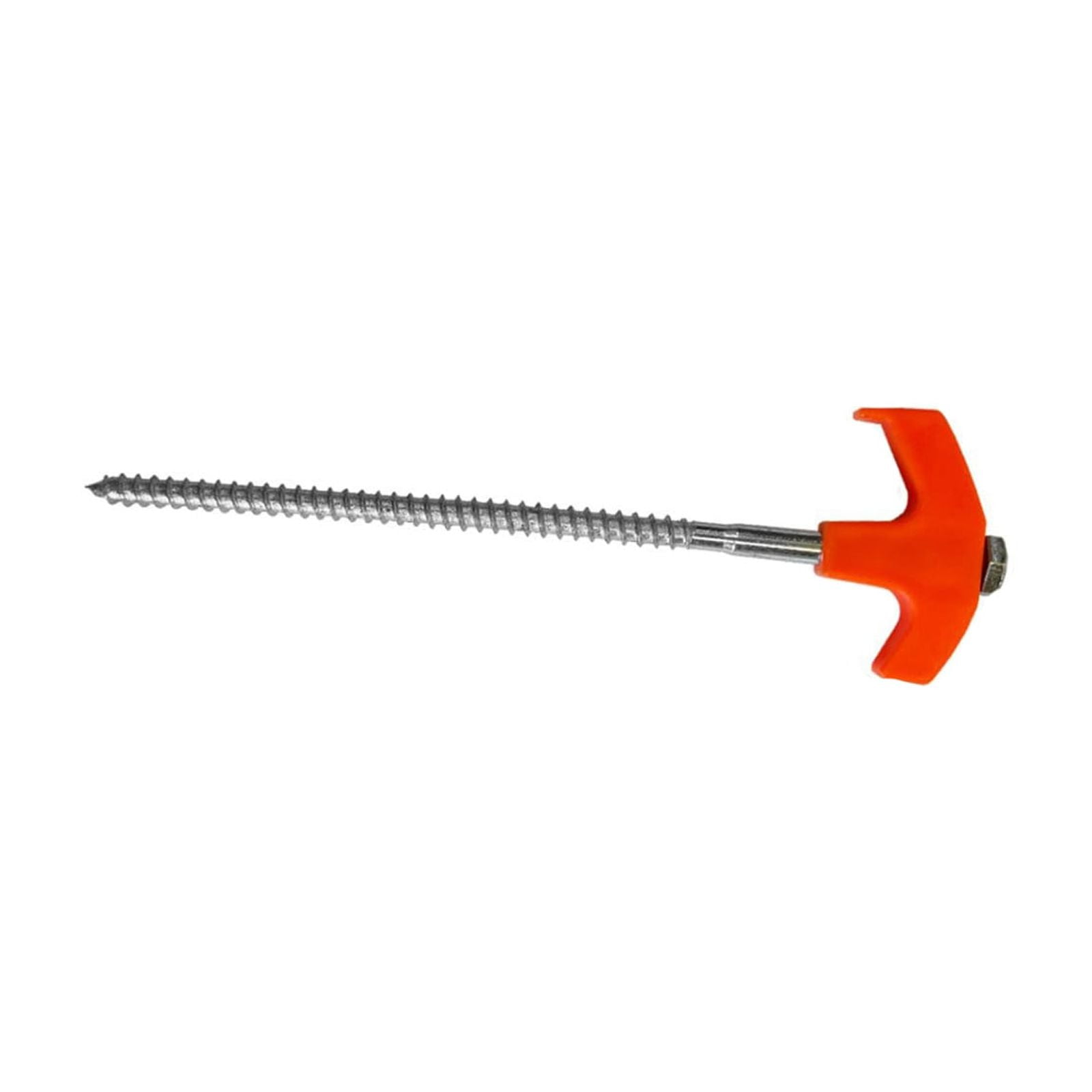 Chmadoxn Tent Stakes Heavy Duty, 8 Inch Screw in Tent Stakes, Ground Anchors Screw in, Tent Pegs Camping Stakes, Metal Threaded Tent Spikes 1 pc colour - Image 1