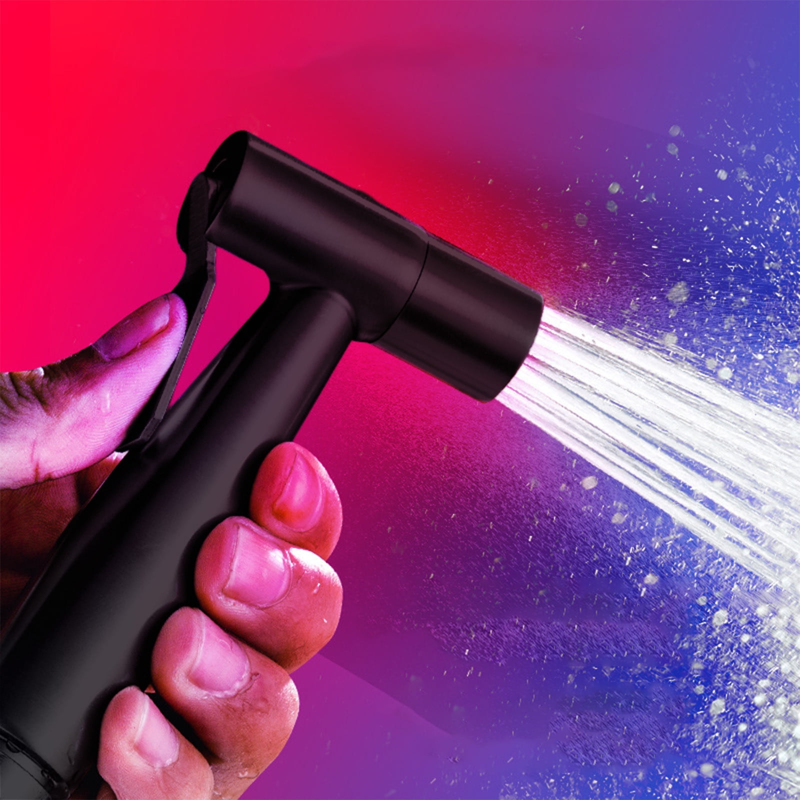 Kdkad Handheld Bidet Sprayer for Toilet, Premium Stainless Steel Bathroom Bidet Sprayer Set, Baby Cloth Diaper Sprayer with Superior Complete Bidet Spray Hoses Kit, Support Wall or Toilet Mount 4.7×2.3 in Black - Image 5
