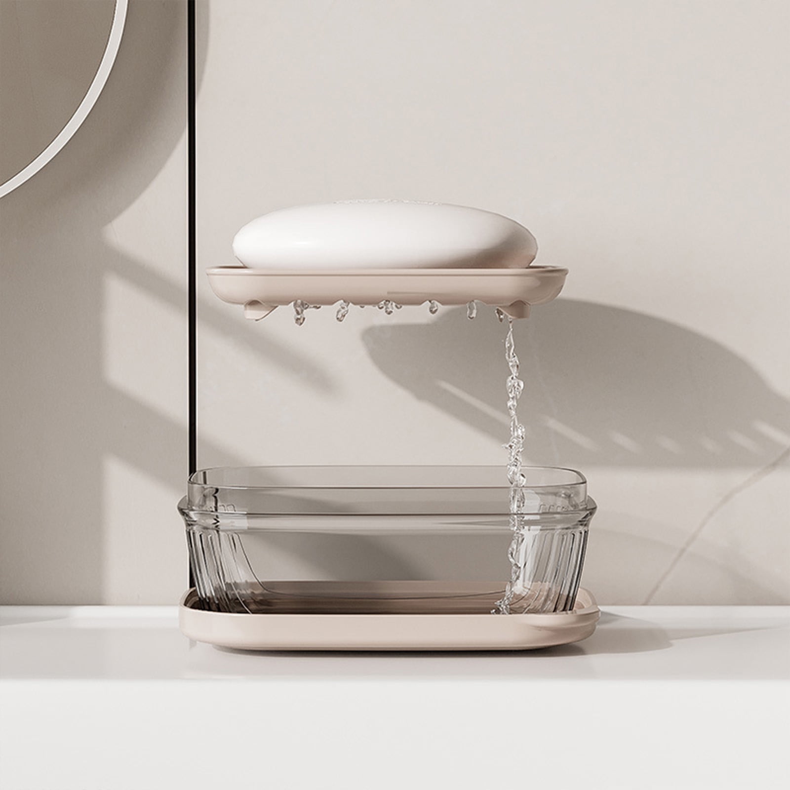 Kdkad Travel Soap Case, Leakproof Soap Container with Lid, Portable Bar Soap for Traveling Transparently Soap Dishes for Bathroom Shower Gym School Camping - Image 2