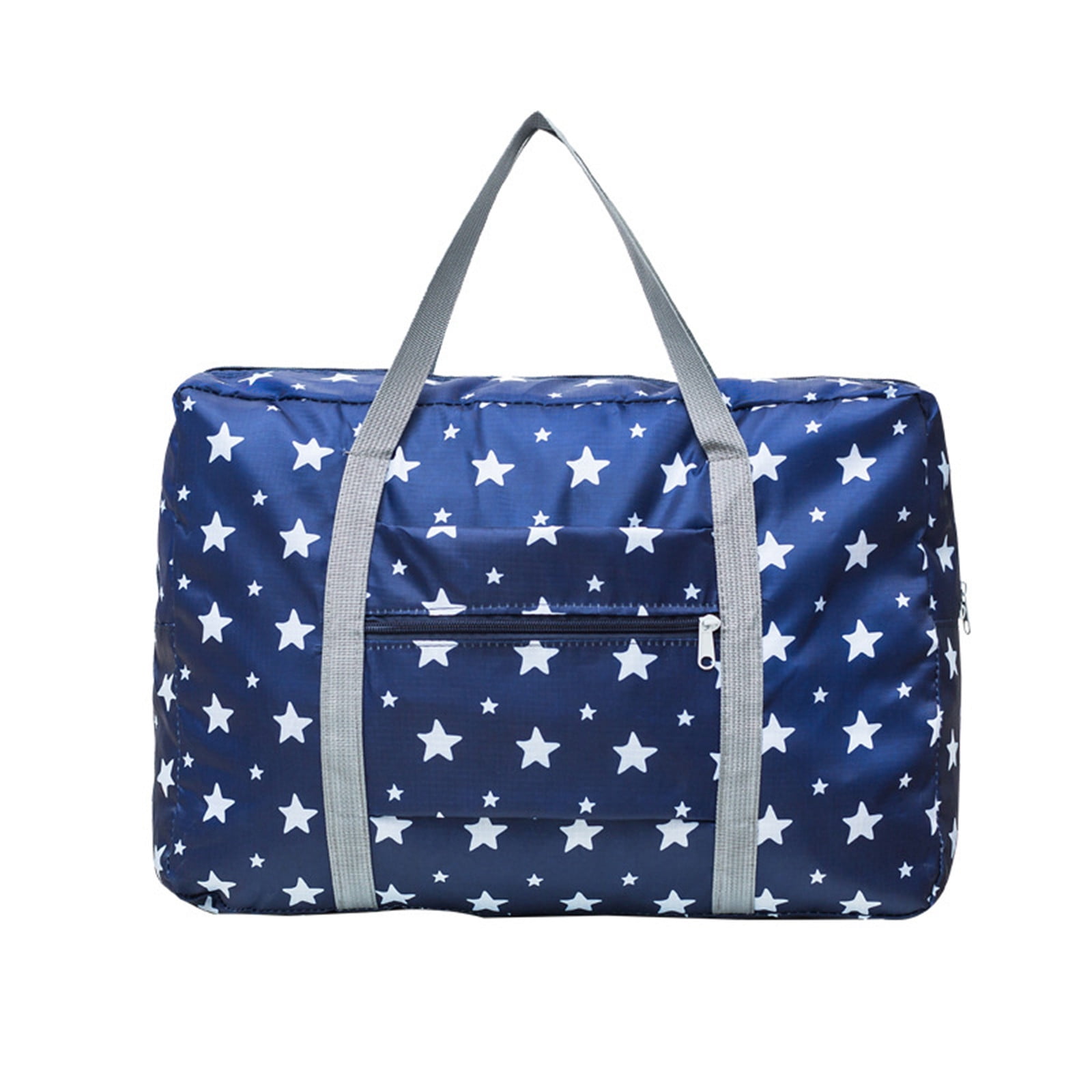 Kdkad Foldable Travel Duffel Bag, Tote Carry On Luggage Sport Duffle Weekend Overnight for Women and Girls, Gym Bag Waterproof Foldable Duffel Bag 19.1×5.8×9.8 in Dark Blue - Image 1