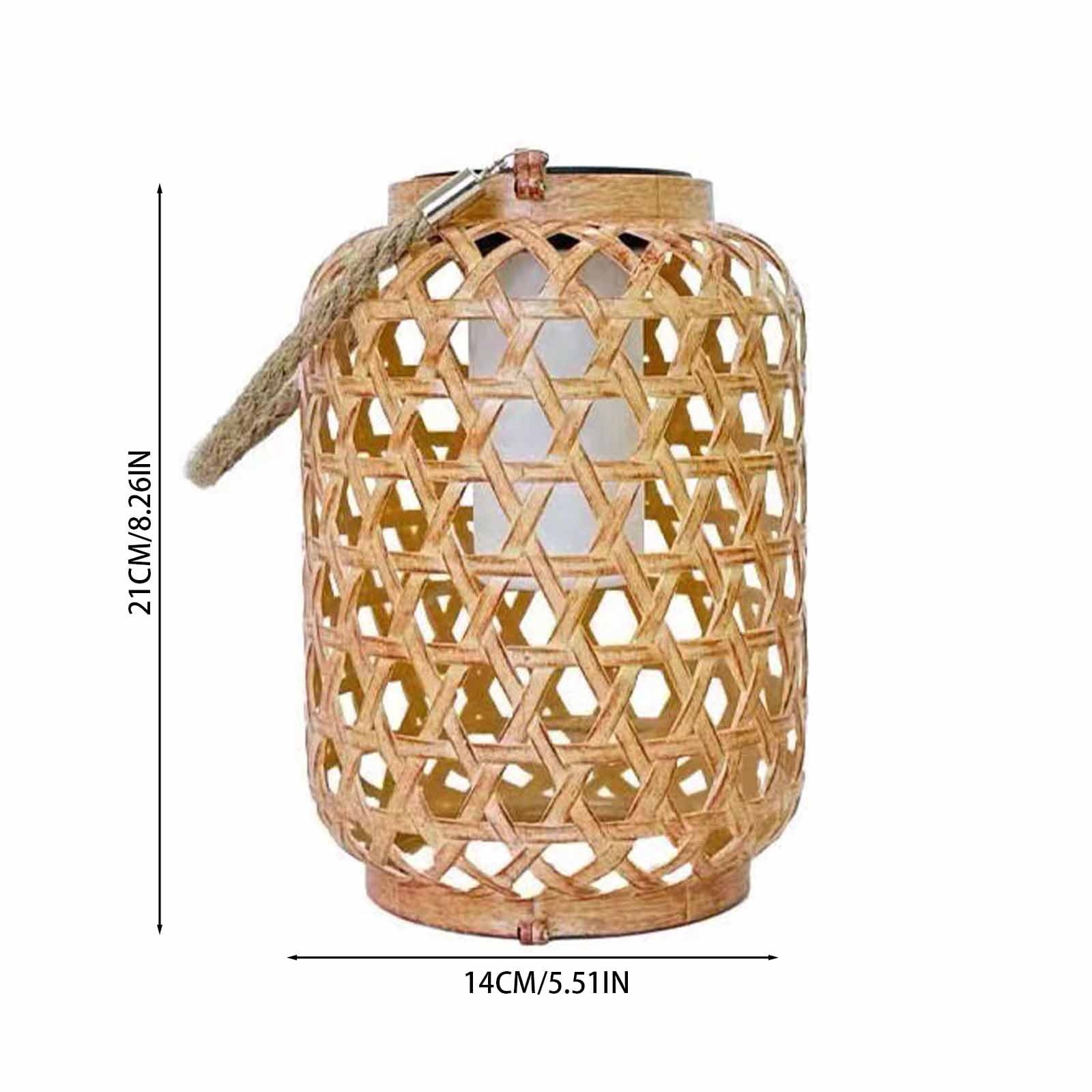 Kdkad Solar Lanterns Outdoor Hanging Lantern Lights, Hollowed-Out Metal Decor Lantern, LED Decorative Garden Light - Delicate Garden Decoration For Patio(1pack) - Image 3
