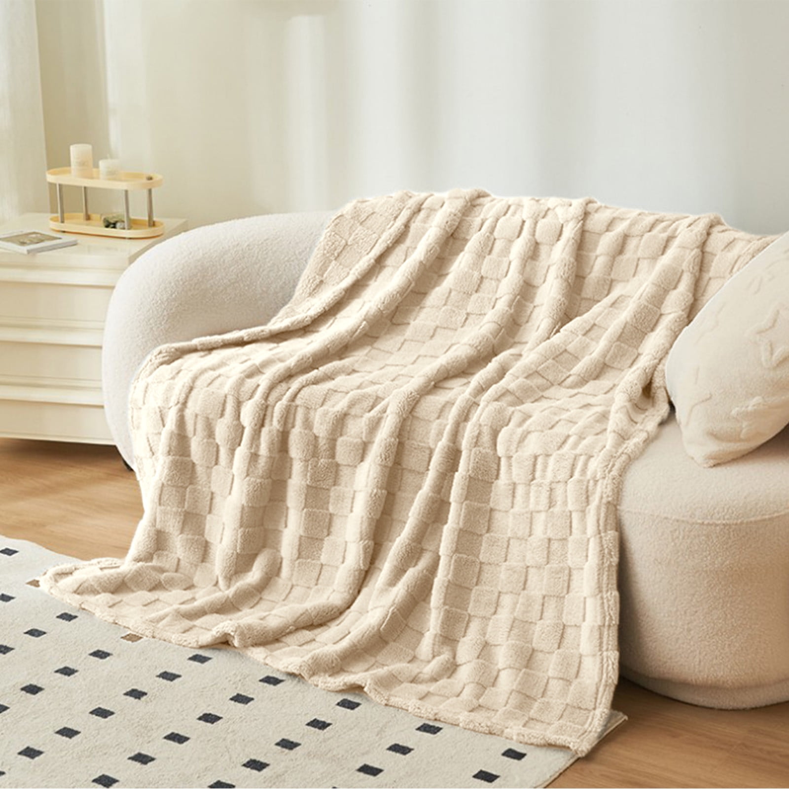 Kdkad Super Soft Throw Blanket, Cooling Blankets, Cotton Bed Blanket, Cotton Thermal Throw Blanket, Lightweight Throw Breathable Premium Soft Comfortable Machine Washable Blanket for All Season 39.3×59 in Pink - Image 8