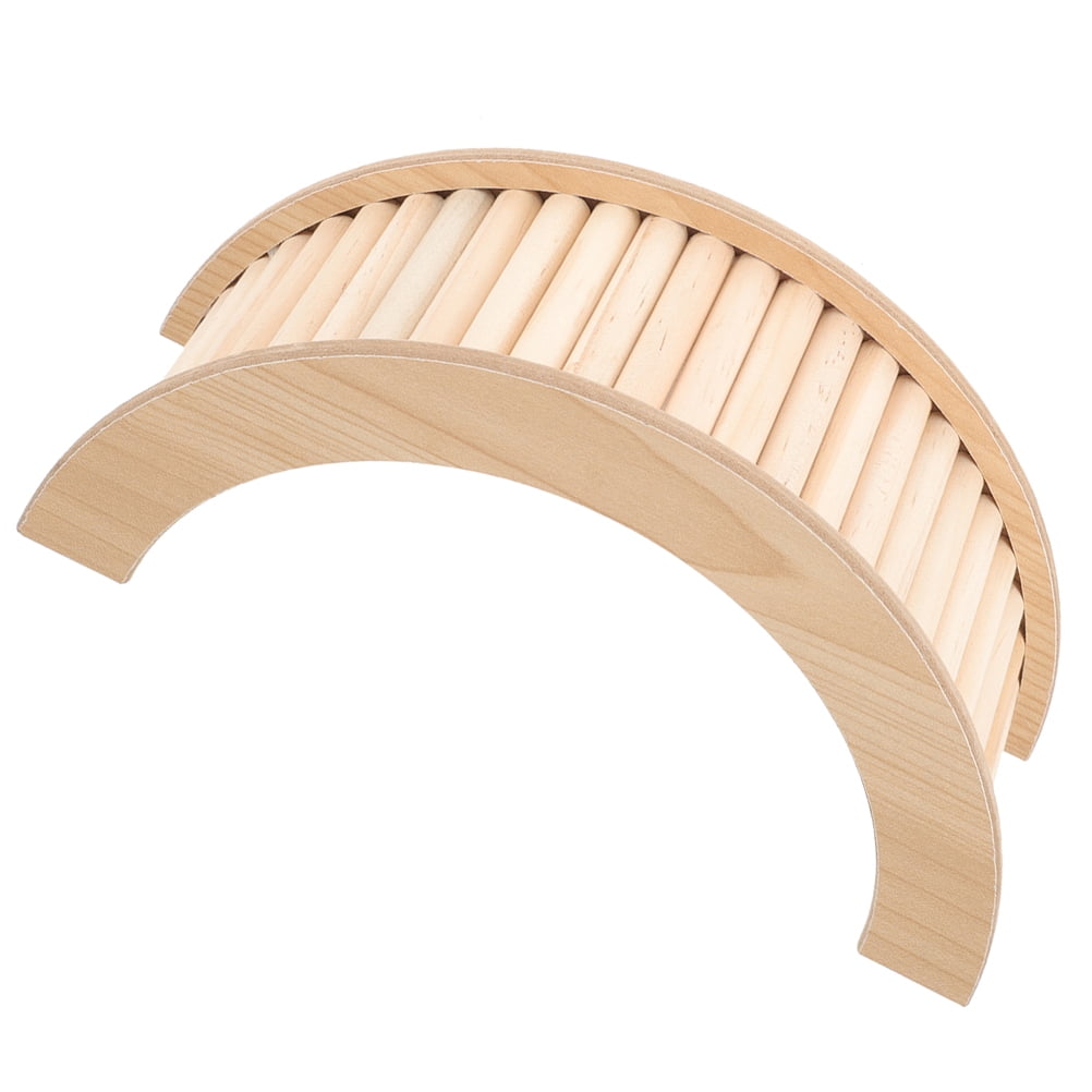 Wooden Hamster Toy Bridge and Ramp for Small Pets Bunny Climbing Tunnel Ladder Chinchilla Guinea Pig Accessories - Image 1
