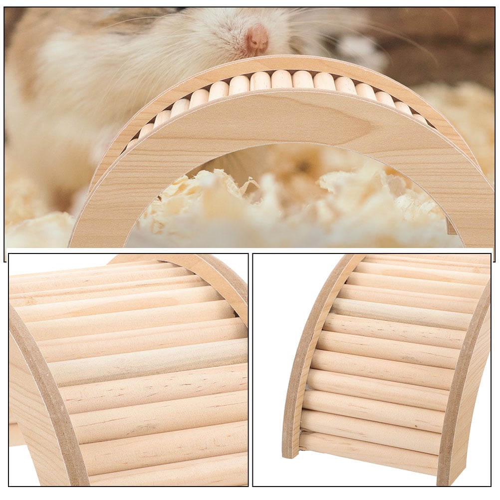 Wooden Hamster Toy Bridge and Ramp for Small Pets Bunny Climbing Tunnel Ladder Chinchilla Guinea Pig Accessories - Image 2