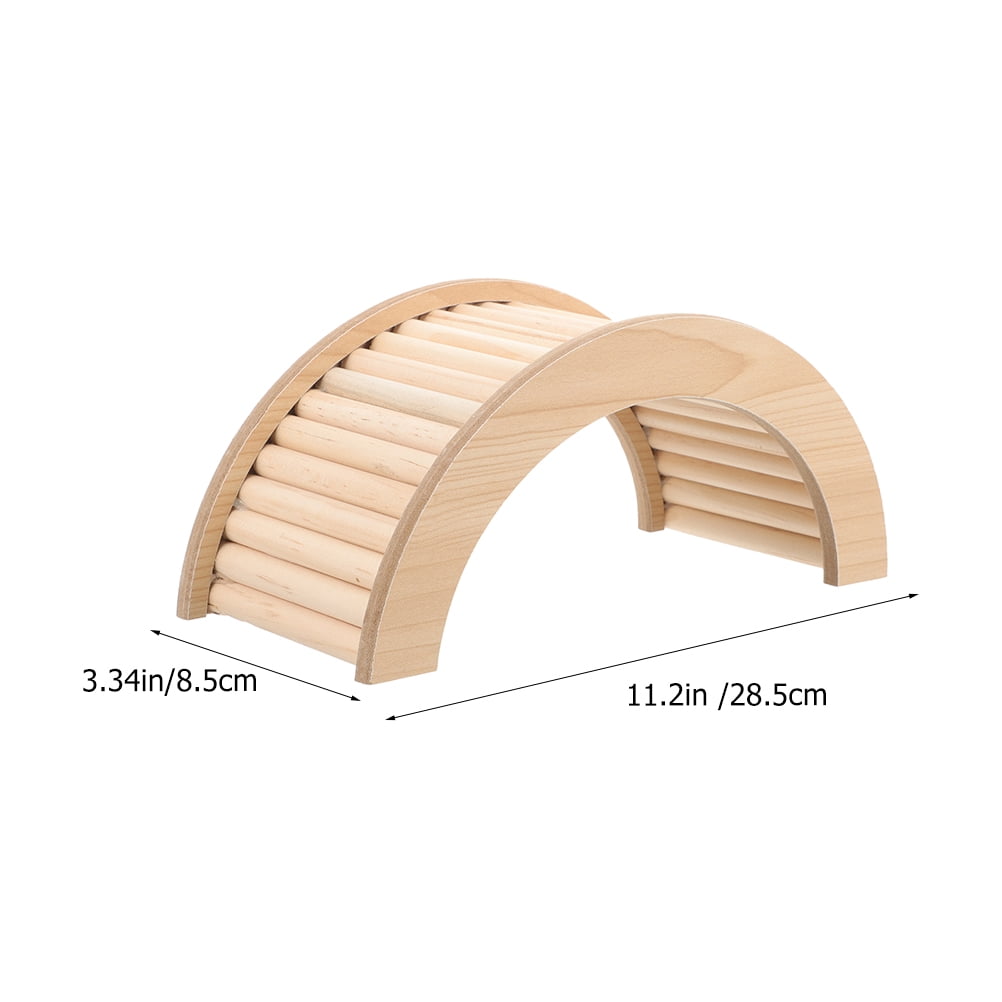 Wooden Hamster Toy Bridge and Ramp for Small Pets Bunny Climbing Tunnel Ladder Chinchilla Guinea Pig Accessories - Image 4