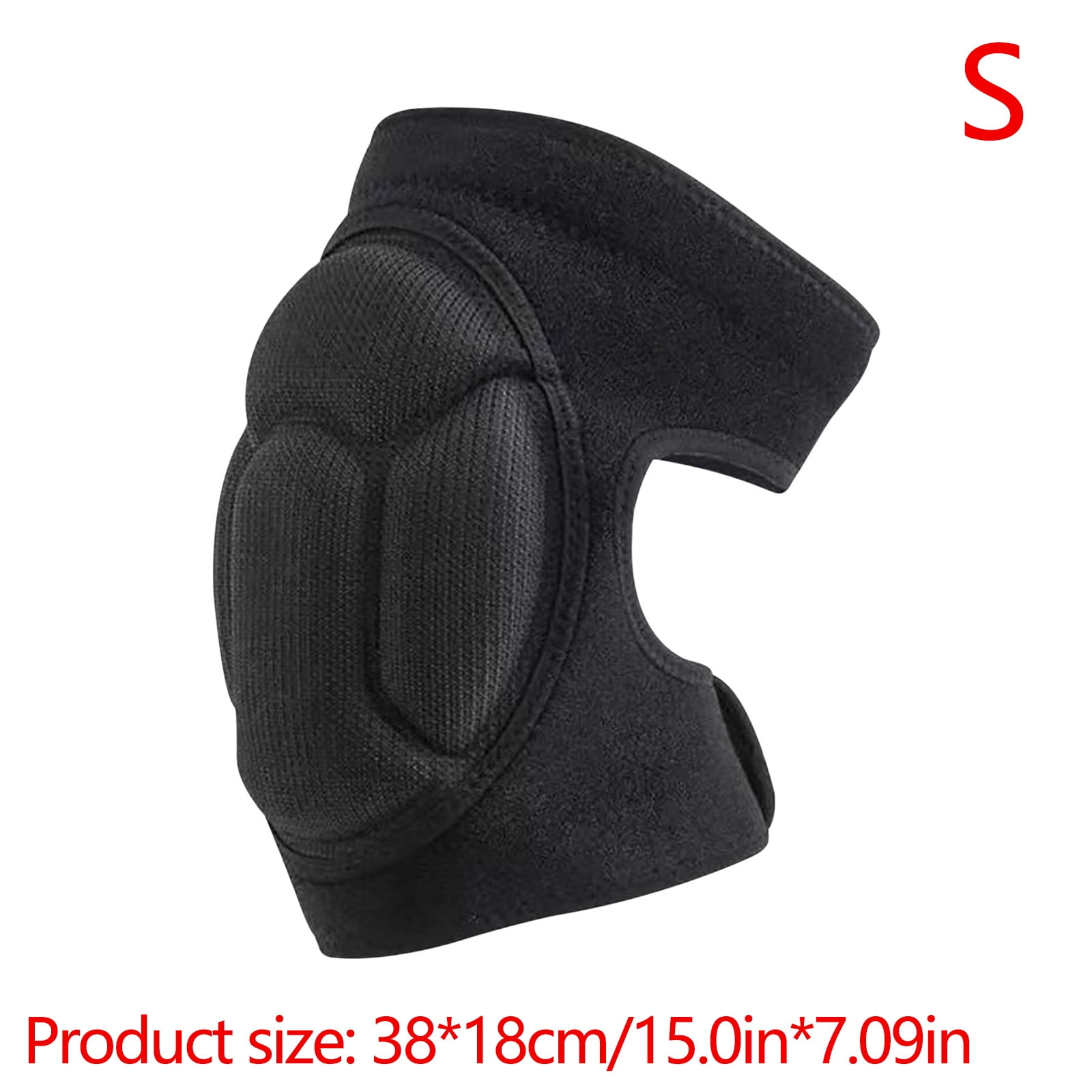 Darzheoy Adult Knee Pads for Gardening, Anti-Slip Collision Avoidance Kneepads with Thick EVA Foam, for House Cleaning, Construction Work, Volleyball, Football Knee Sleeve M Black - Image 2
